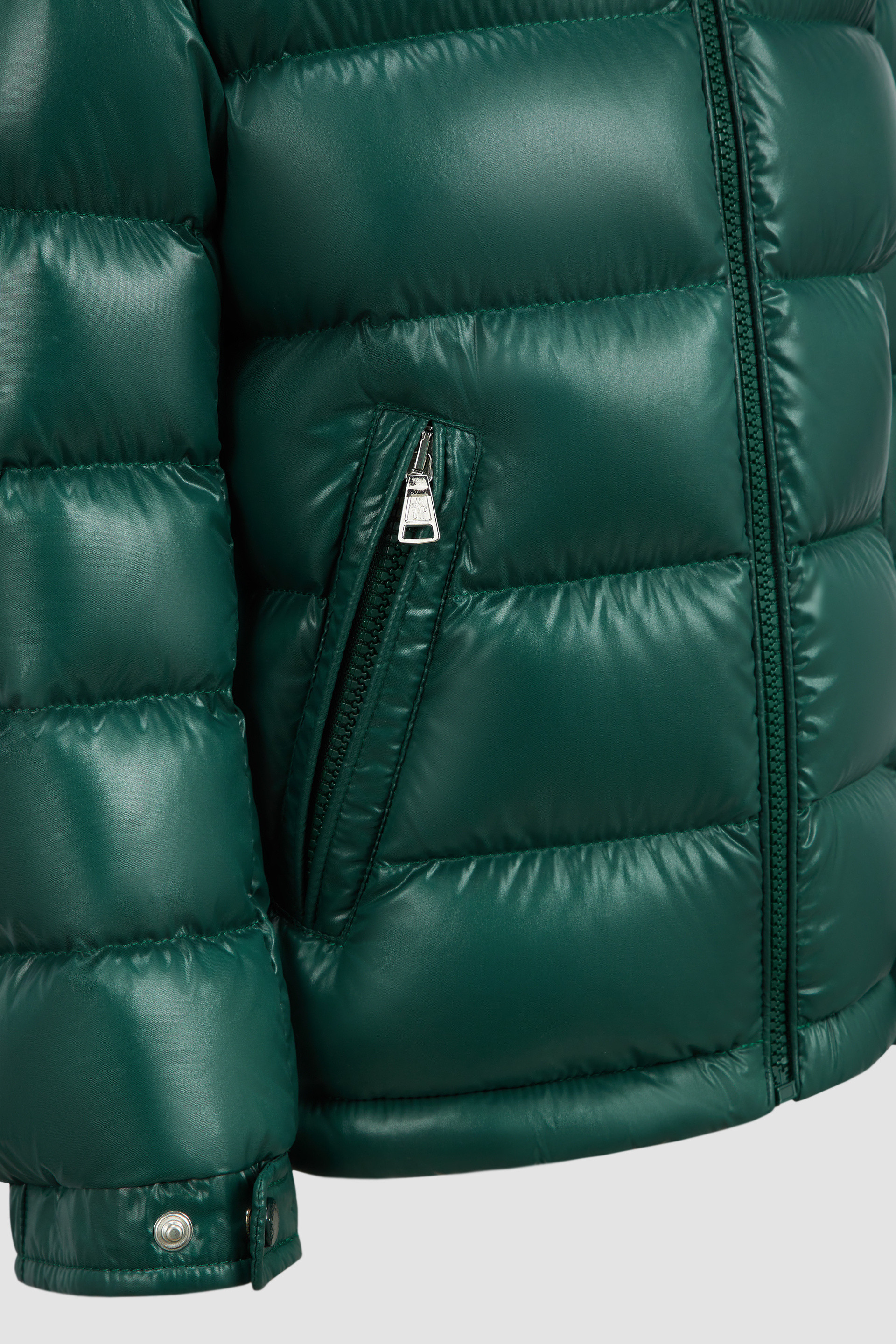 Forest Green New Moncler Maya Hooded Down Jacket - Down