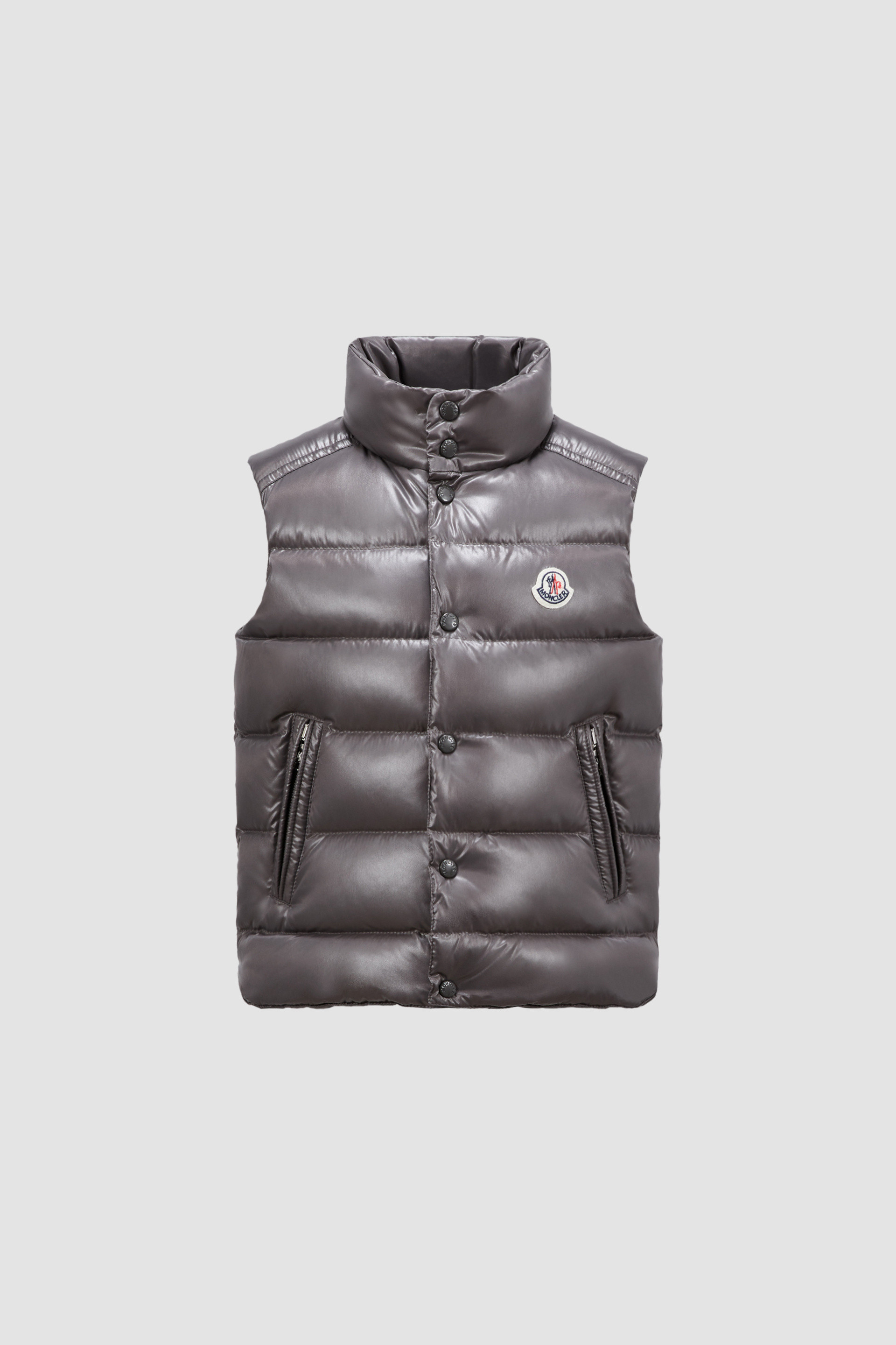 Dark Gray Tib Down Gilet - Down Jackets & Vests for Children | Moncler NL