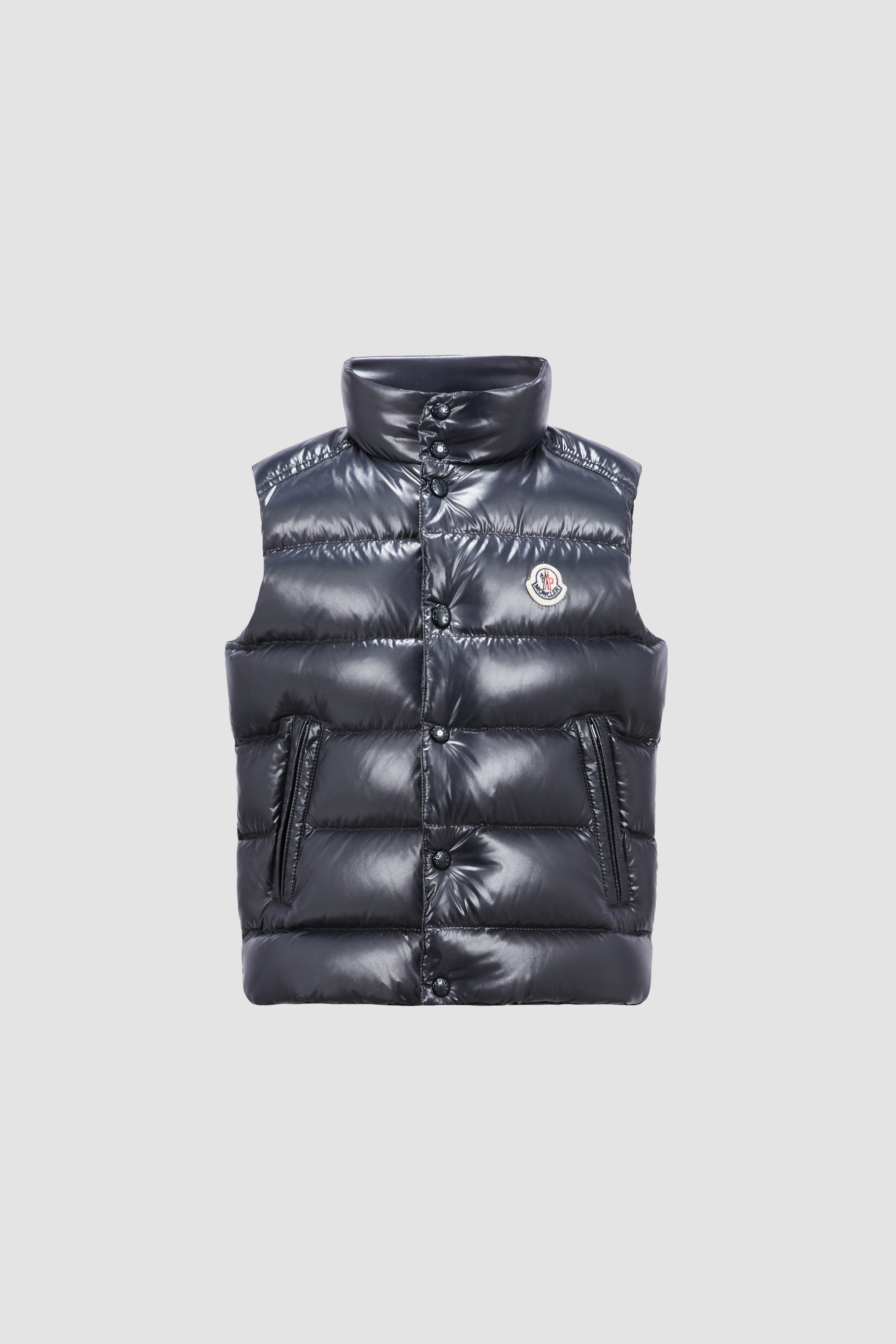 Night Blue Tib Down Vest Down Jackets Vests for Children Moncler US