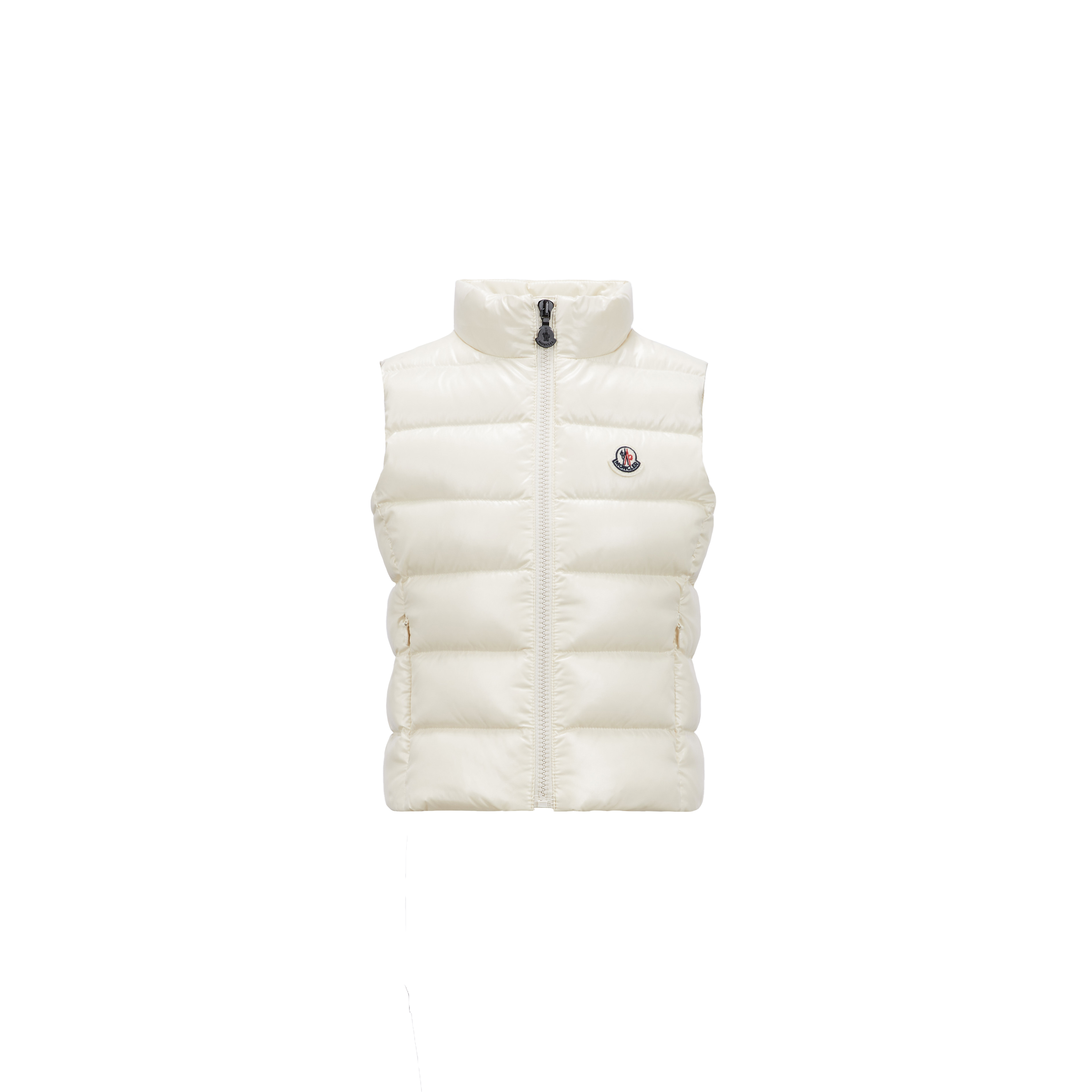 Moncler Kids' Doudoune Sans Manches Ghany In Neutral