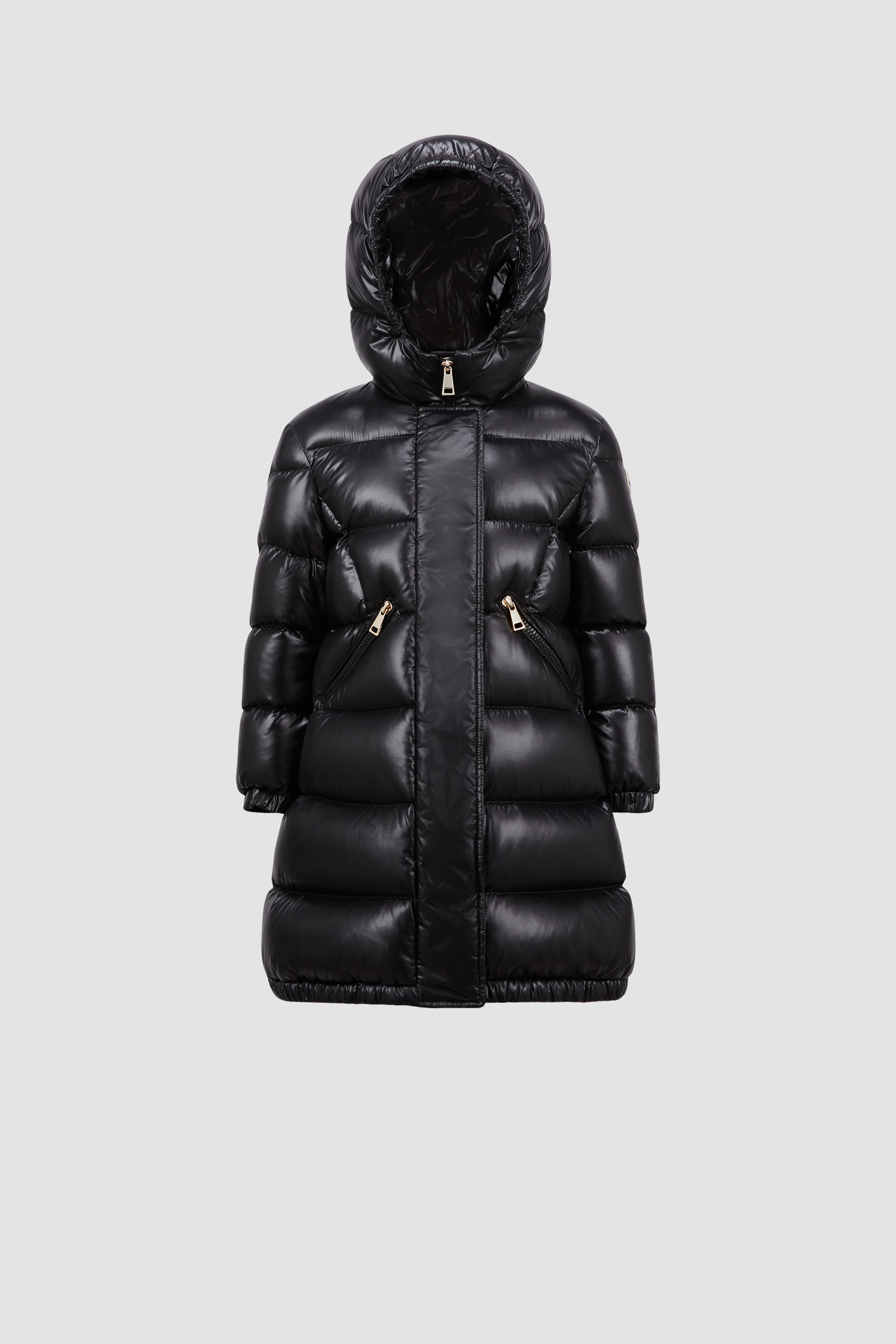 Black Bellevue Hooded Down Jacket - Down Jackets & Vests for