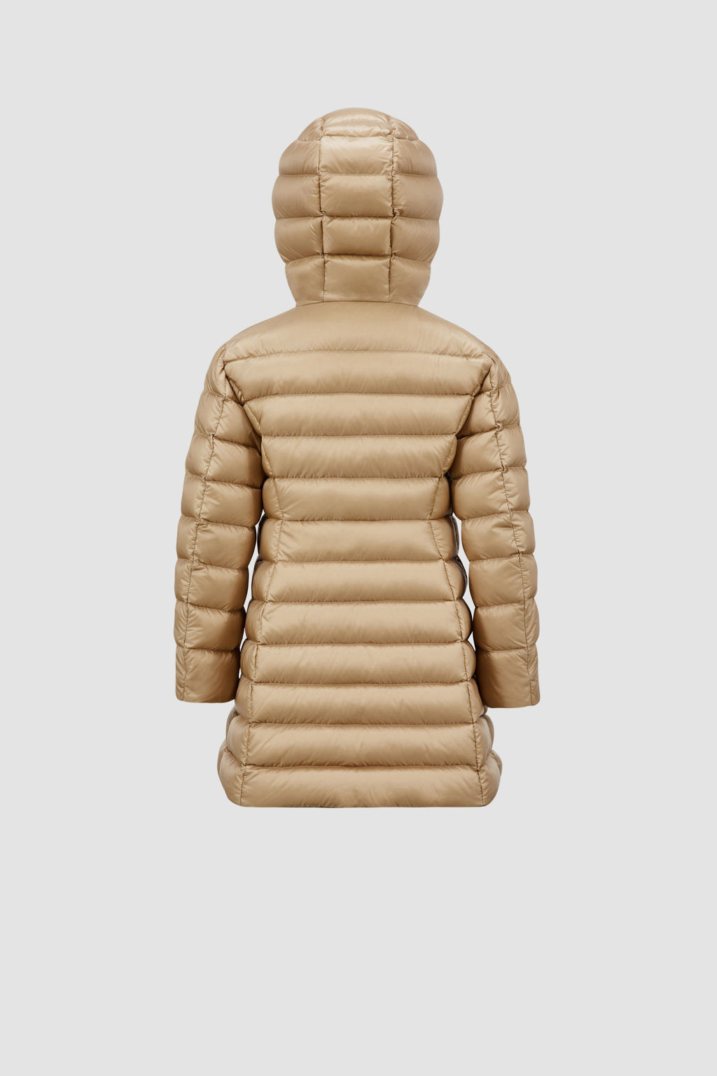MONCLER 14 years HERMINE Nylon With hood down coat outer beige 4