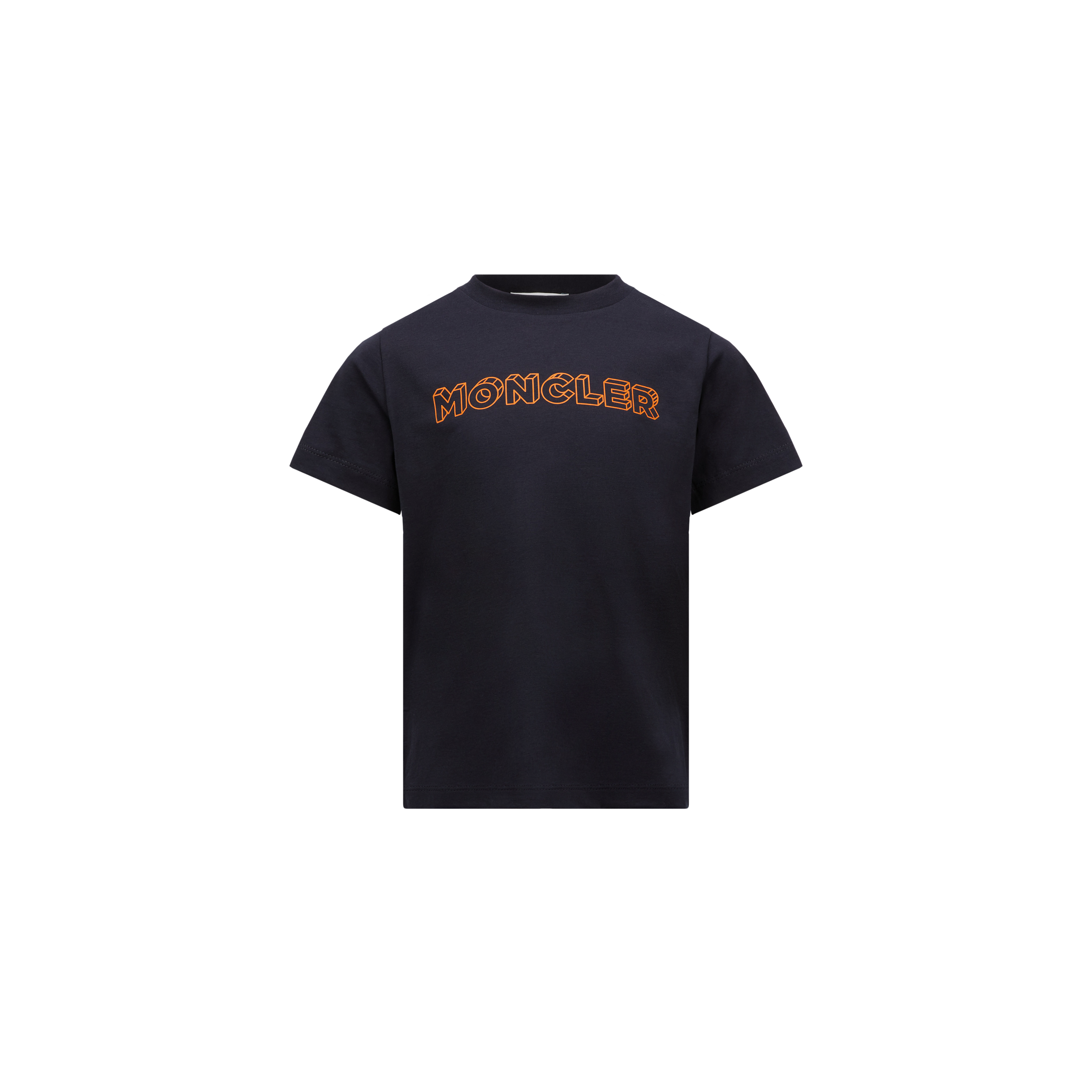 MONCLER ENFANT Logo T-shirt, Boy, Blue, Size: 12Y