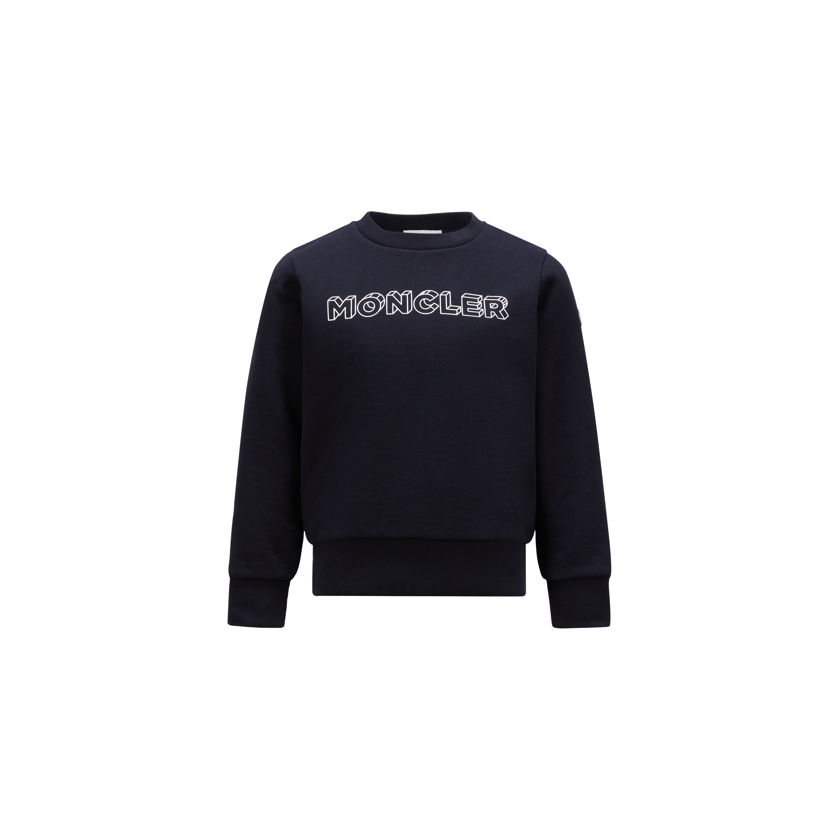 MONCLER ENFANT Logo Sweatshirt, Boy, Blue, Size: 6Y