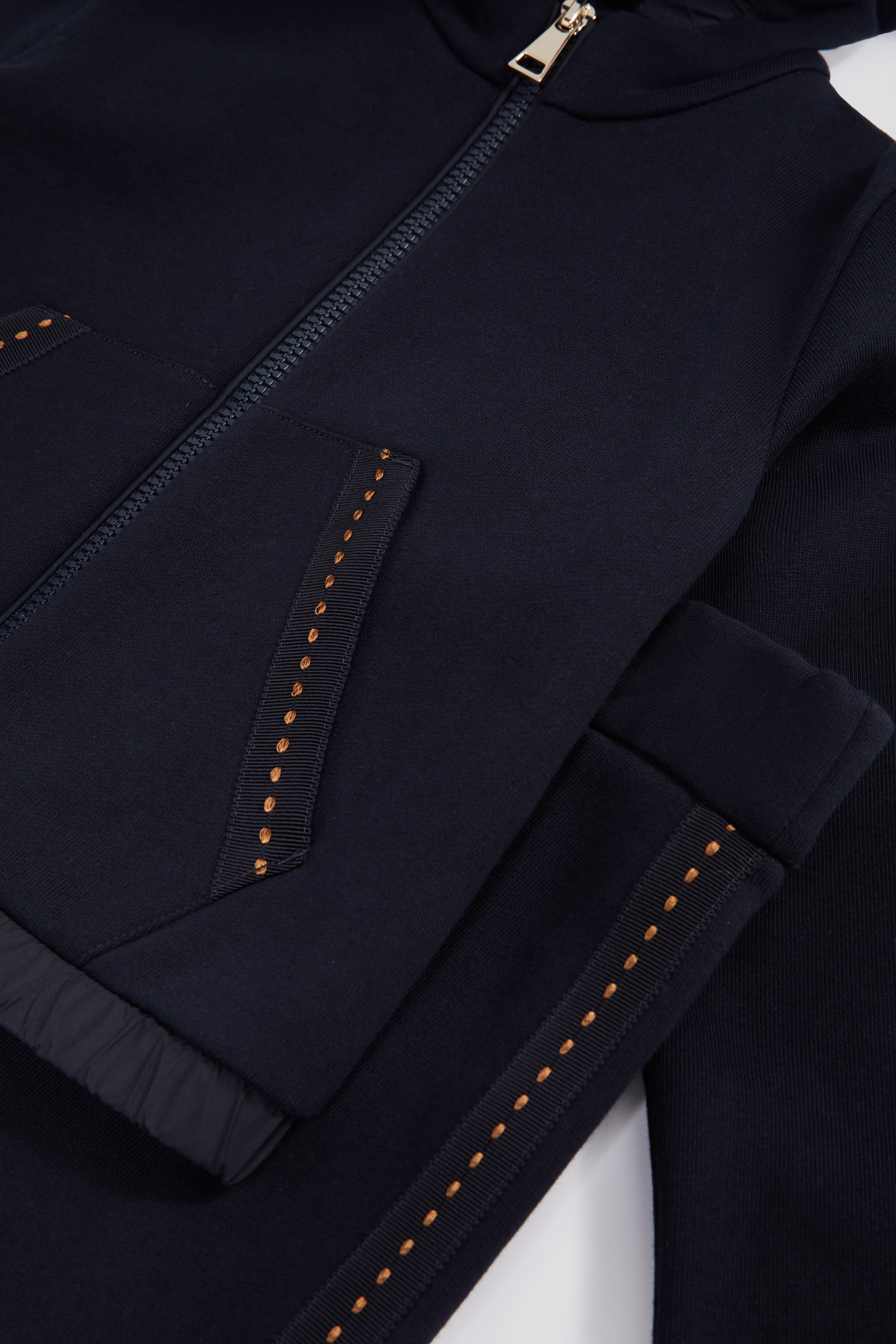 Night Blue Logo Patch Cotton Sweatsuit - Pants & Tracksuits Night Blue Logo Patch Cotton Sweatsuit - Pants & Tracksuits
