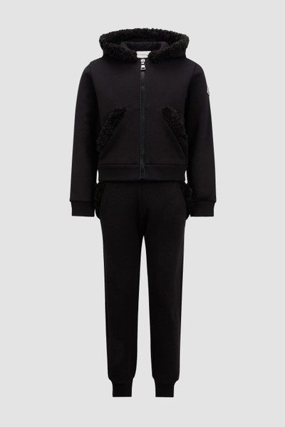 Black Tracksuit Set Trousers Tracksuits for Children Moncler HK