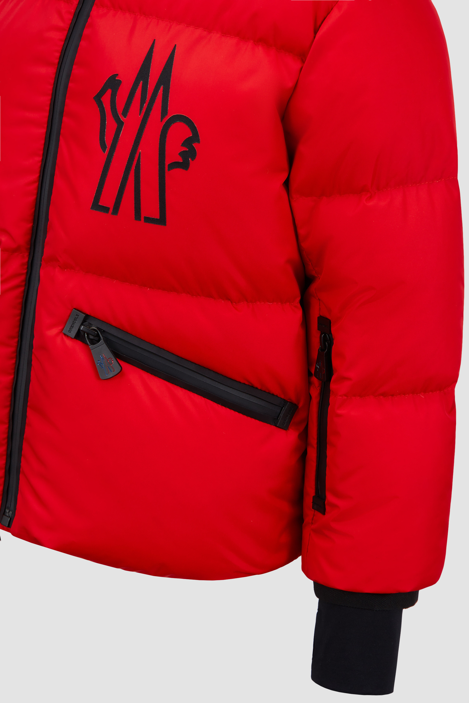 Red Verdons Hooded Down Jacket Down Jackets Vests for Children Moncler US
