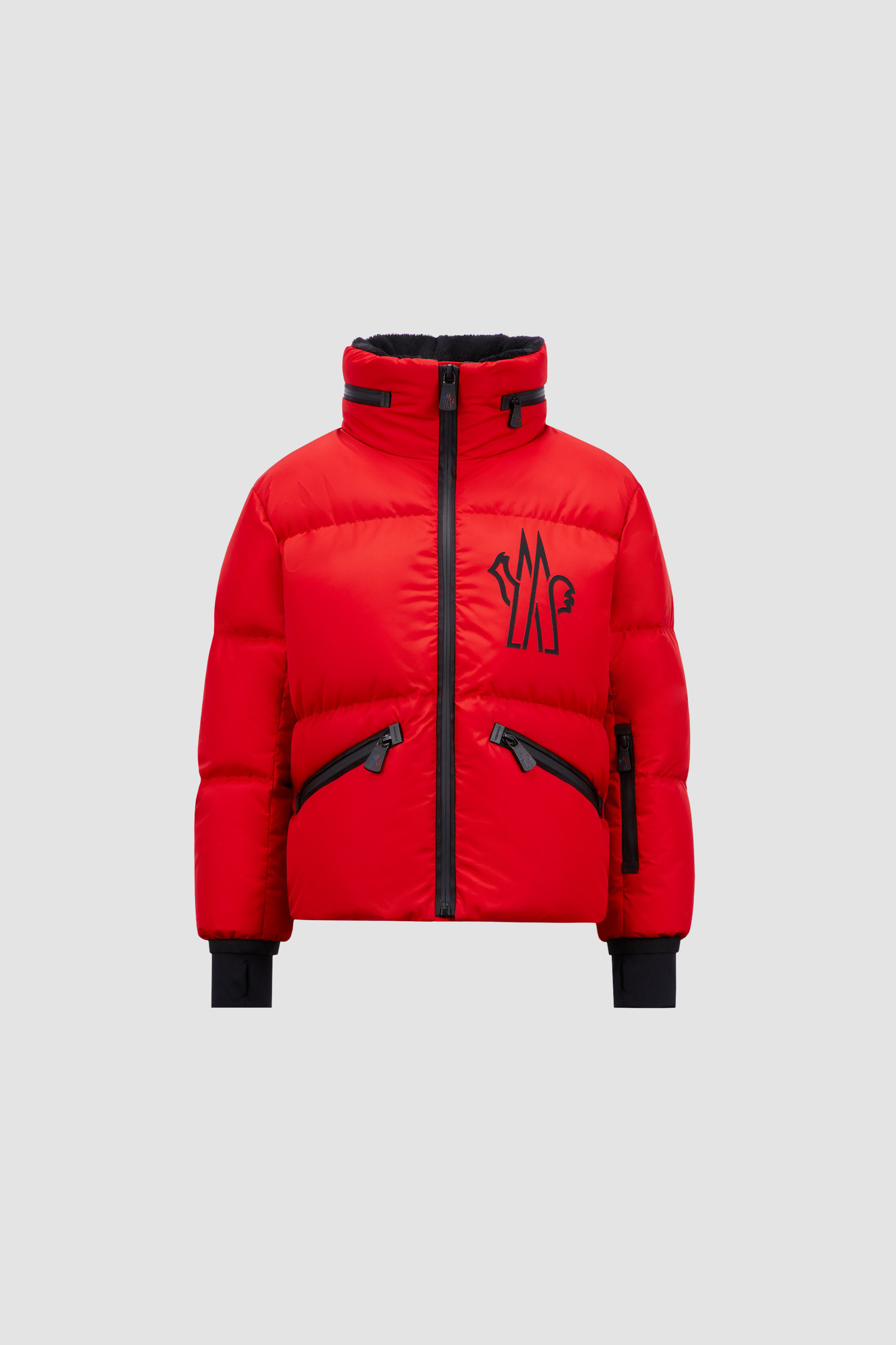 Red Verdons Hooded Down Jacket - Down Jackets & Vests for Children 