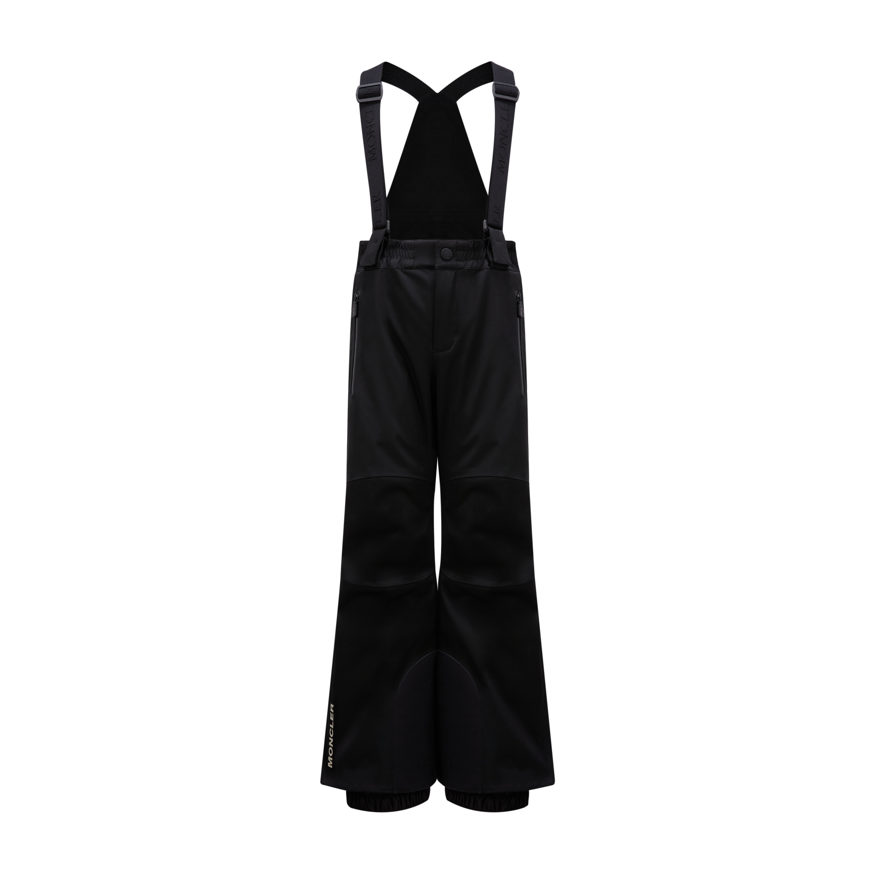 Shop Moncler Salopette De Ski In Noir