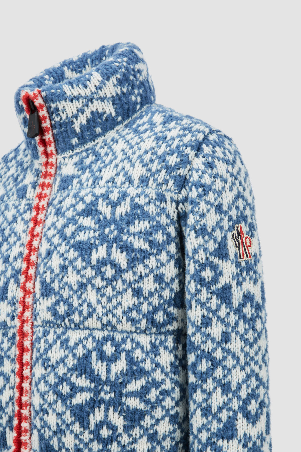 Moncler Cardigan imbottito con cerniera e logo I29519B00004