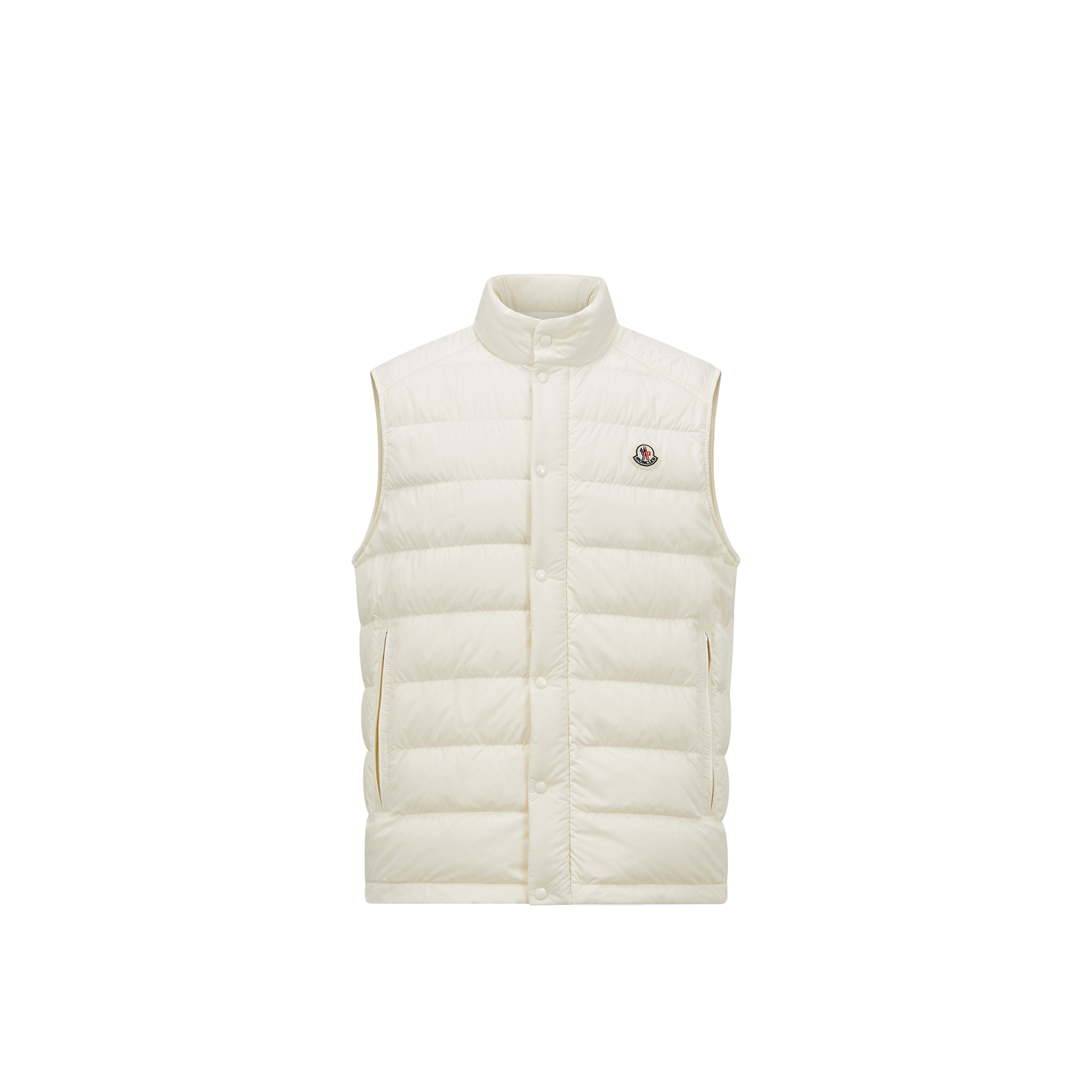 Moncler Barthe Nylon Down Vest In White
