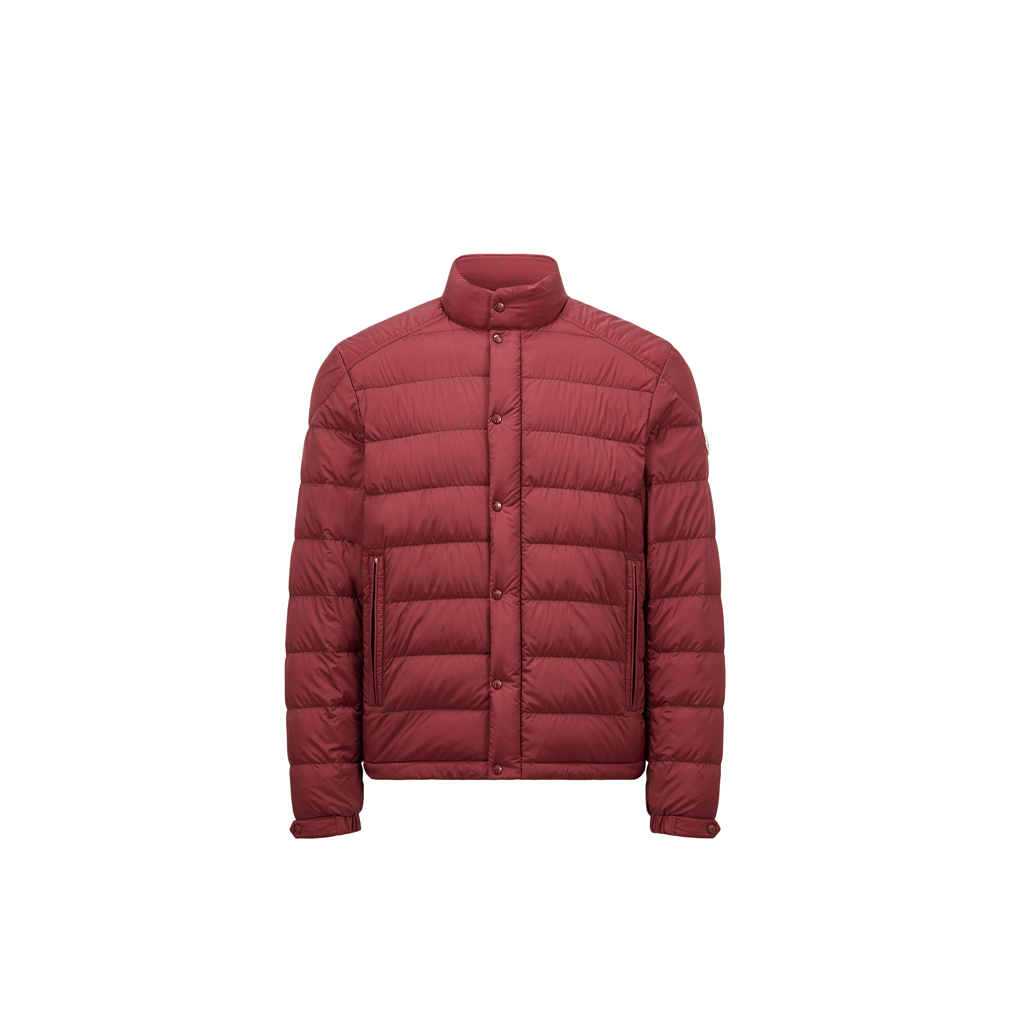 Moncler Selves Nylon Down Jacket In Red