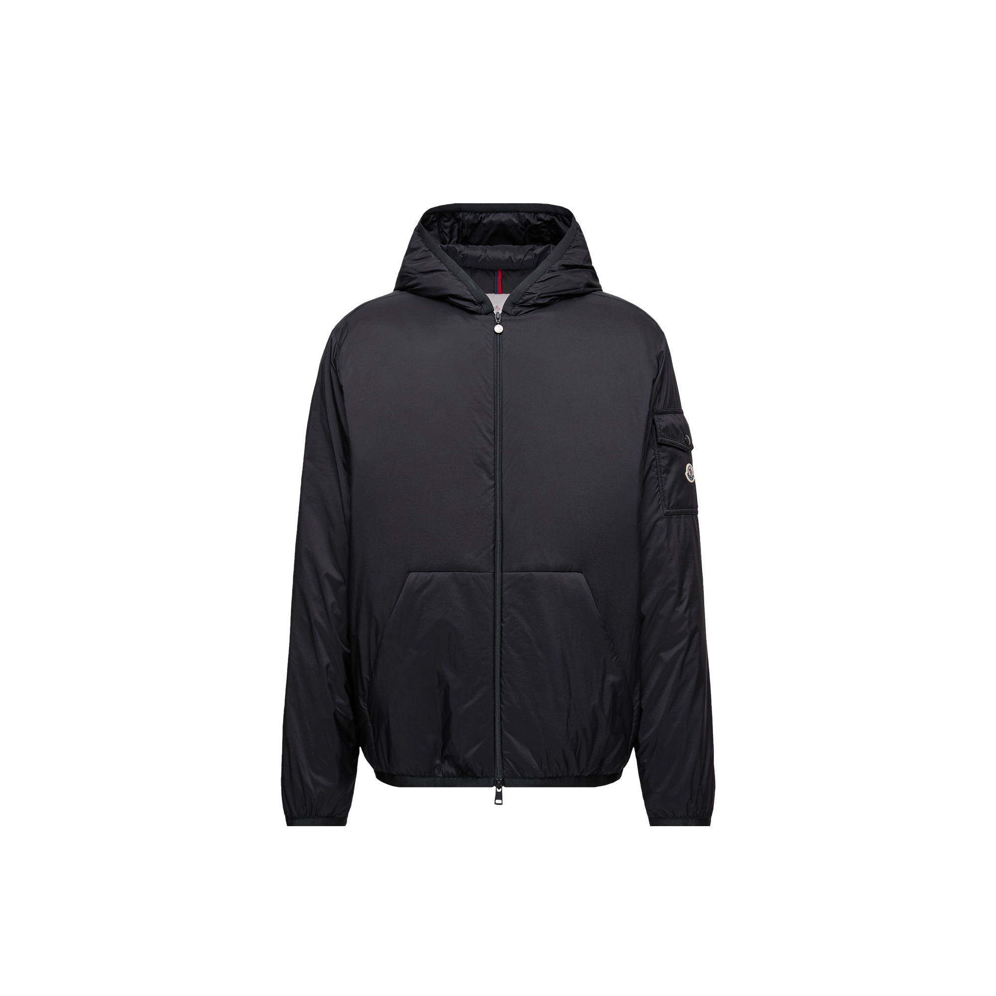 Moncler Doudoune Courte À Capuche Monteynard In Black