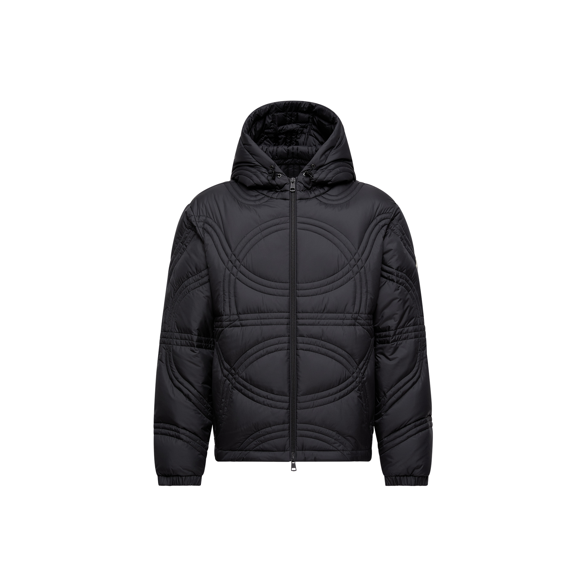 Moncler Doudoune Courte À Capuche Frans In Black