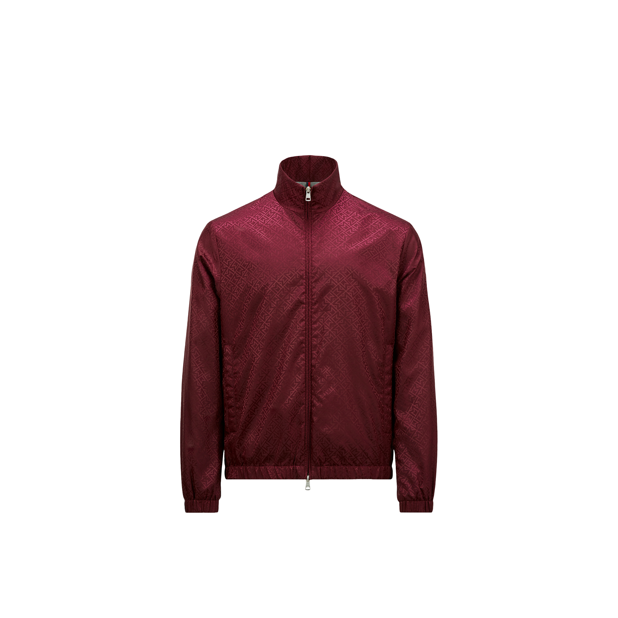 Moncler Coupe-vent Vanoise En Jacquard Monogramme In Rouge
