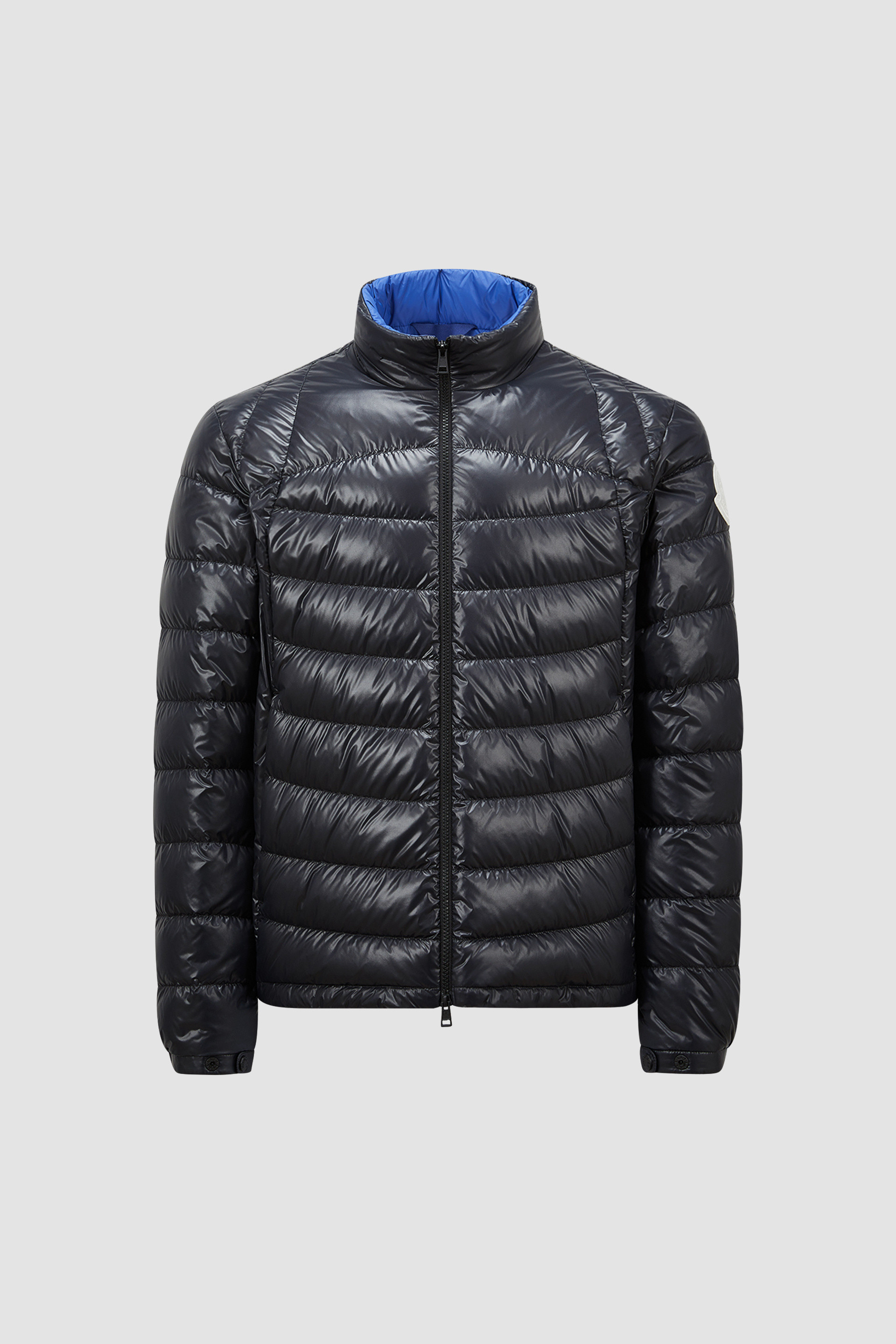 Gray Galeso Hooded Curvy-Quilted Short Down Jacket - Short