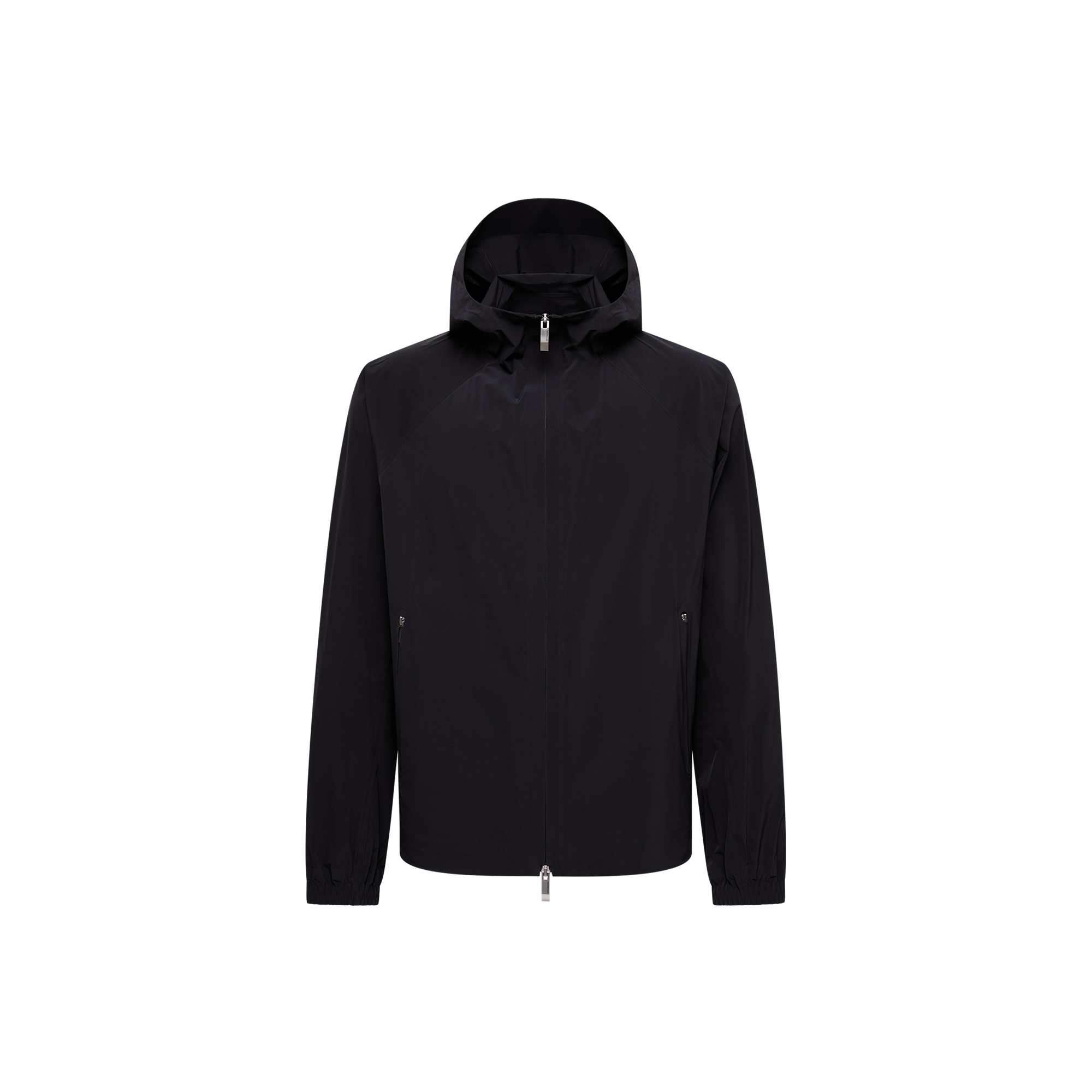 Moncler Claut Hooded Windbreaker Black In Black