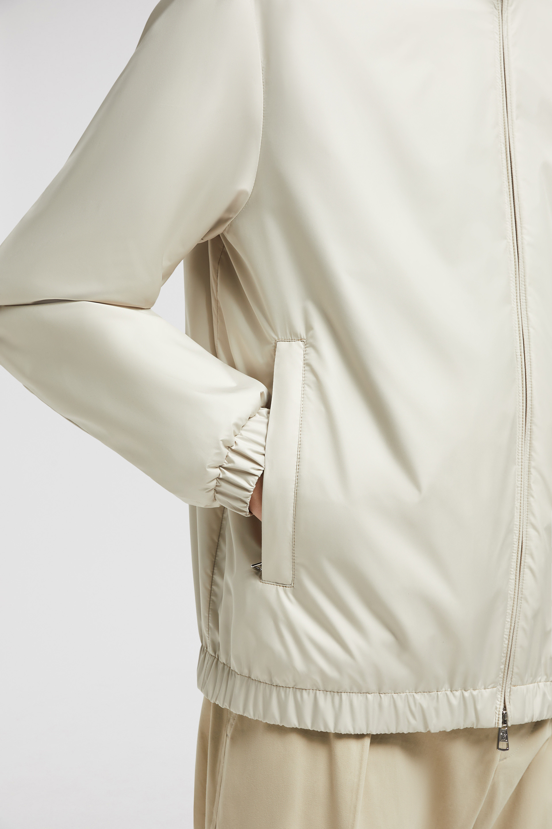 White Meidassa Windbreaker - Windbreakers & Raincoats for