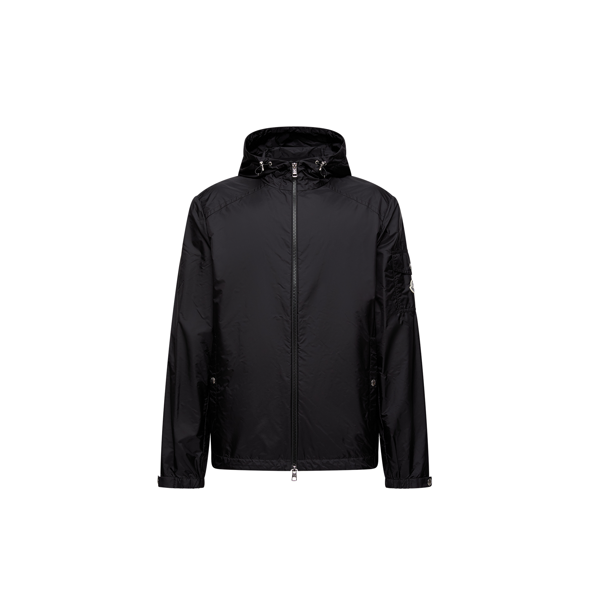 Moncler Lightweight Water-proof Jacket In Black