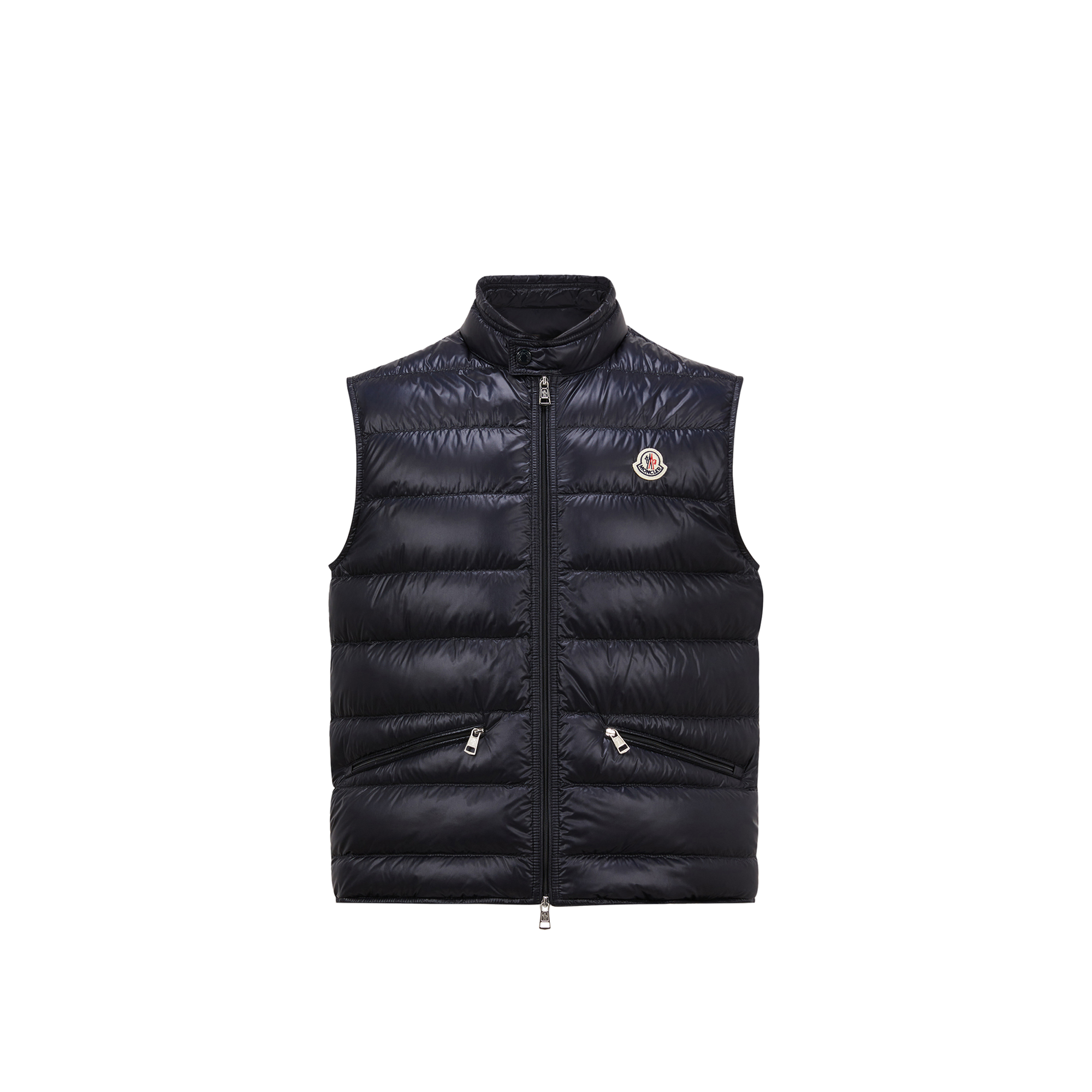 Moncler Doudoune Sans Manches Gui Repliable In Blue
