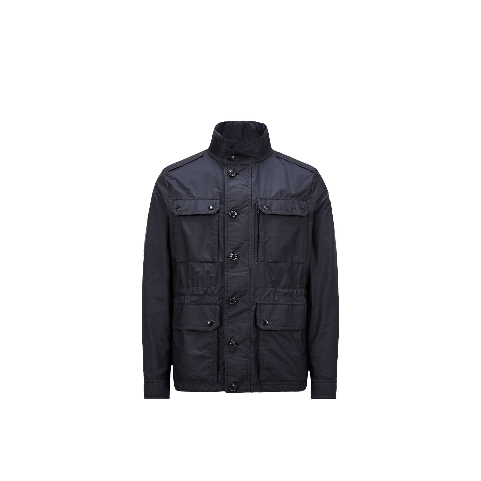Moncler Lez Water Repellent Nylon Jacket In Blue