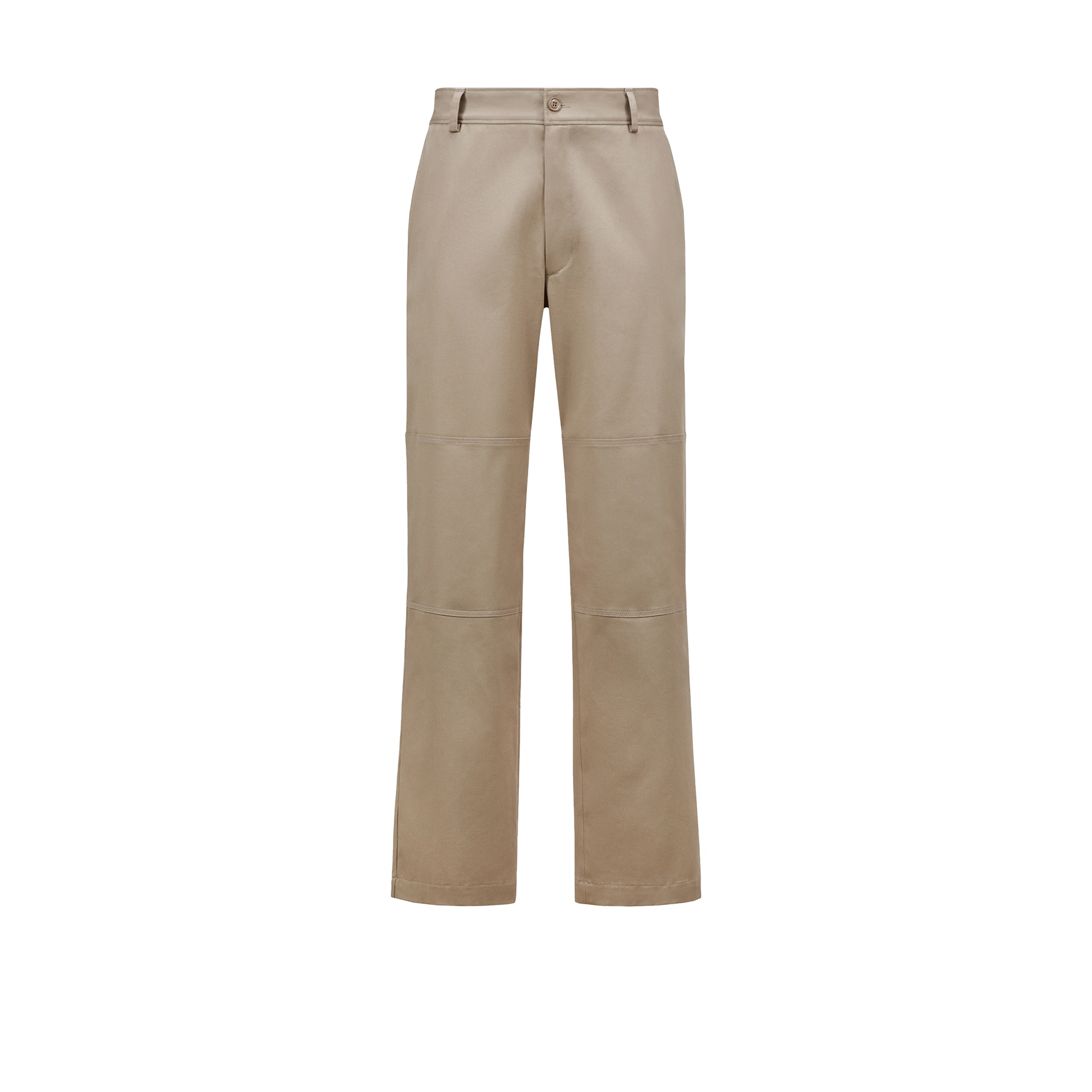 Moncler Pantalon En Gabardine De Coton In Neutral