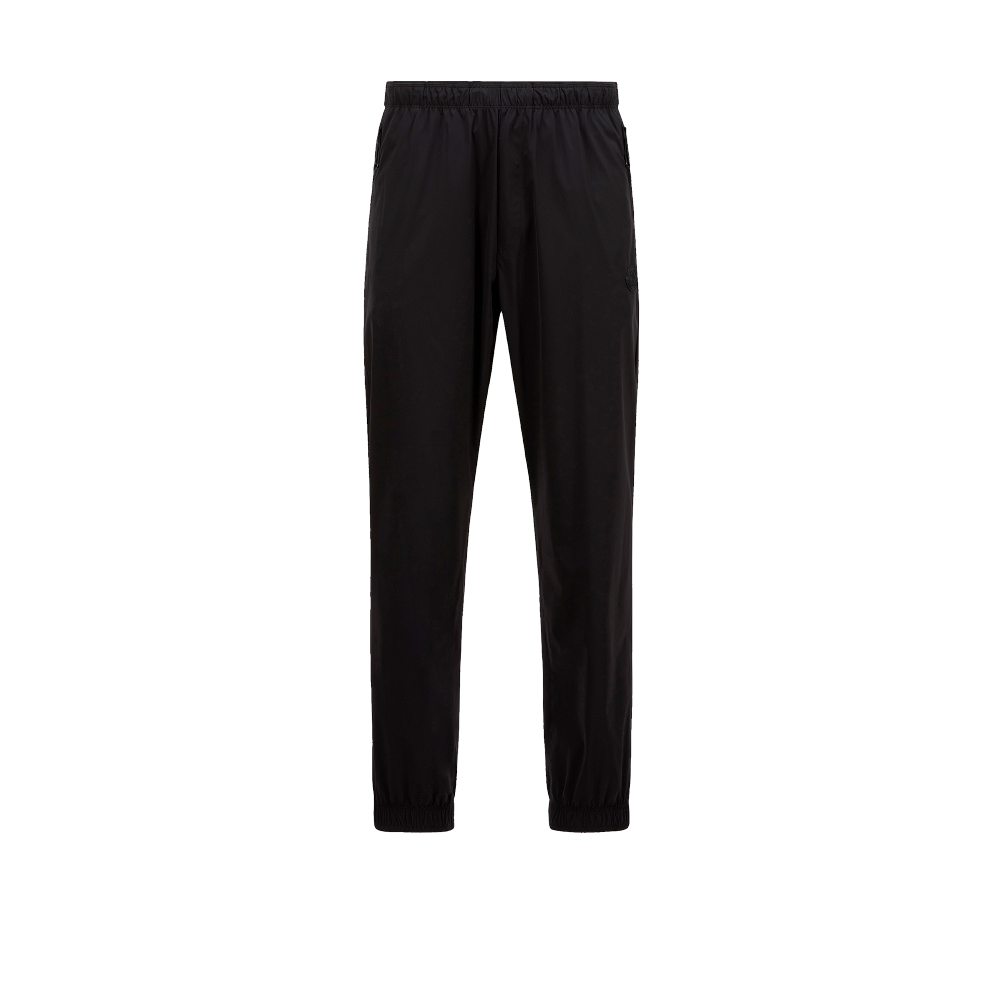 MONCLER COLLECTION Logo Patch Jogging Trousers, Men, Black, Size: 52