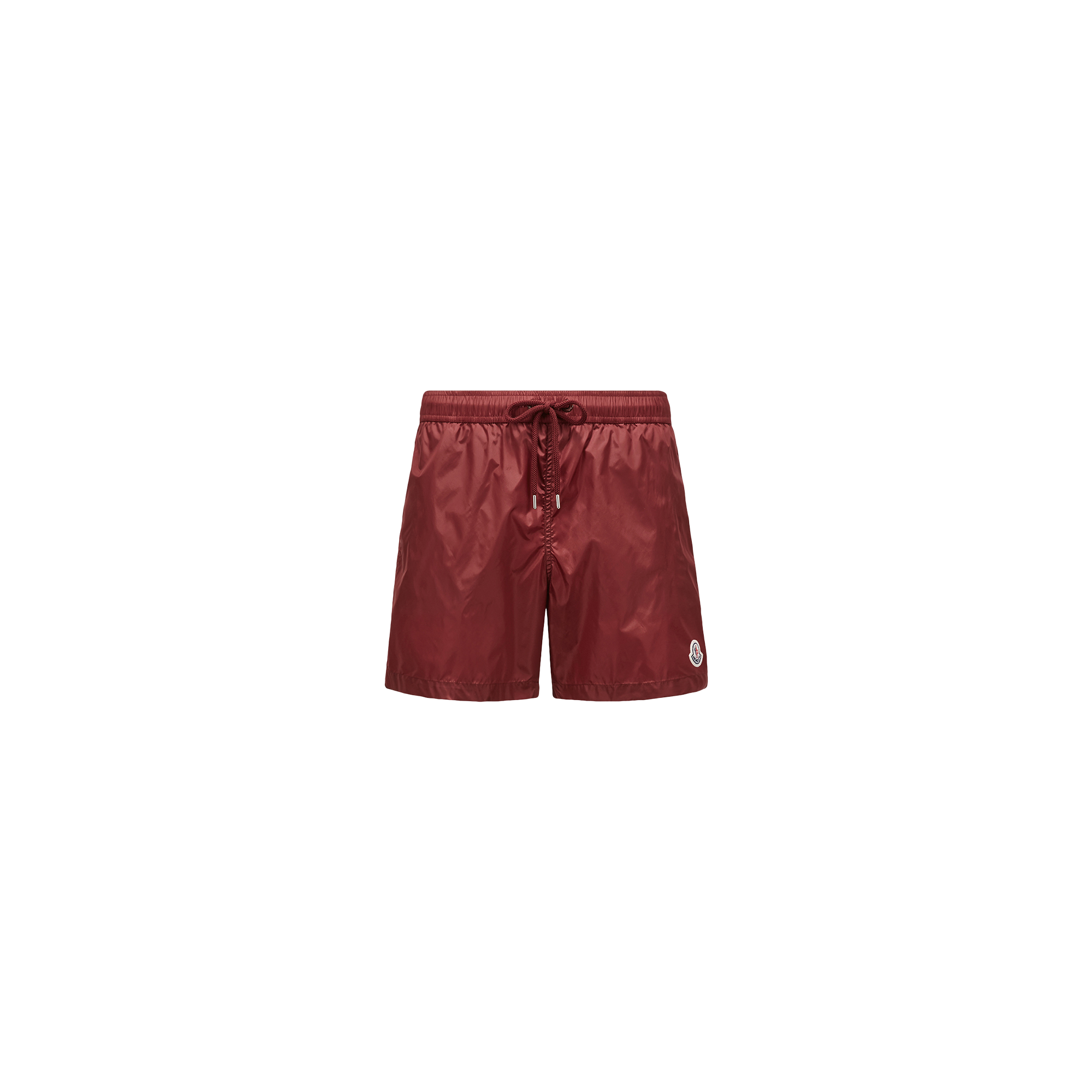 Moncler Short De Bain À Logo In Red