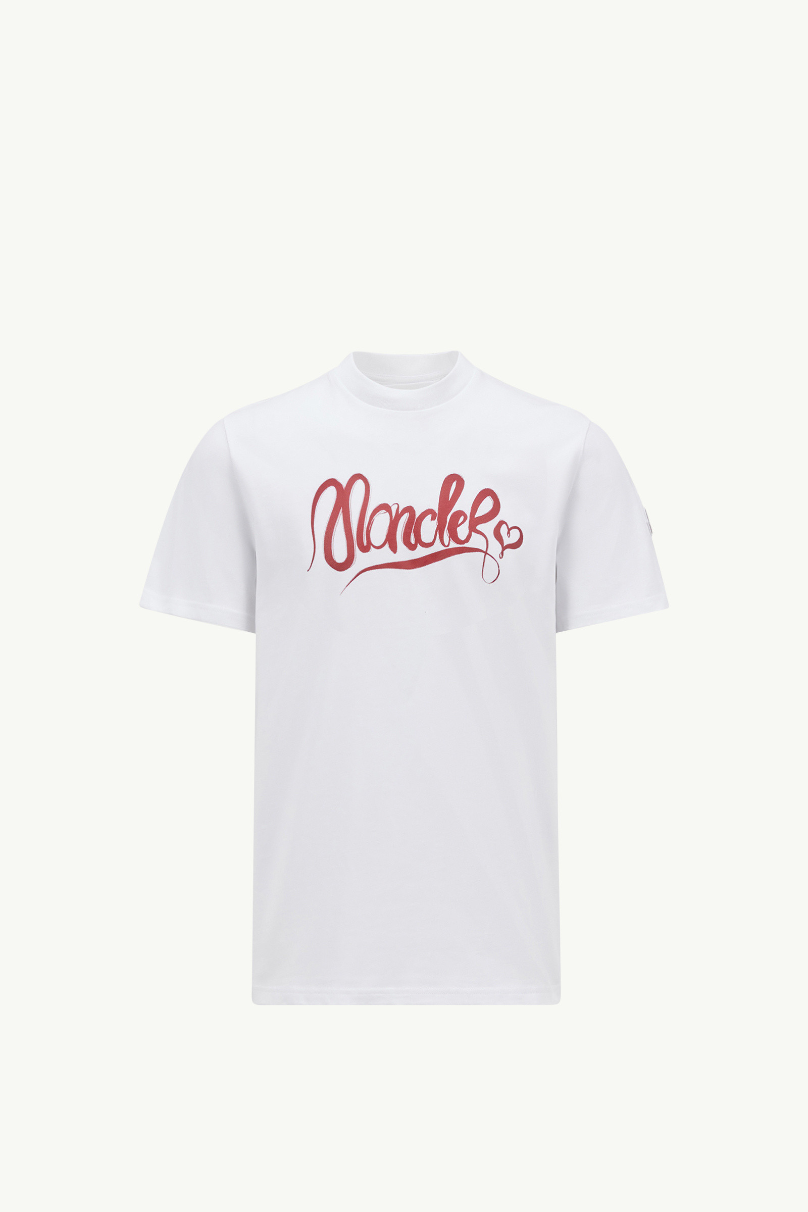 送関込★Moncler Calligraphy Logo Cotton T-shirt 白 White Calligraphy Logo Cotton T-Shirt - Lunar New Year for