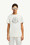 T-shirt in cotone con logo sfumato Uomo Bianco Moncler