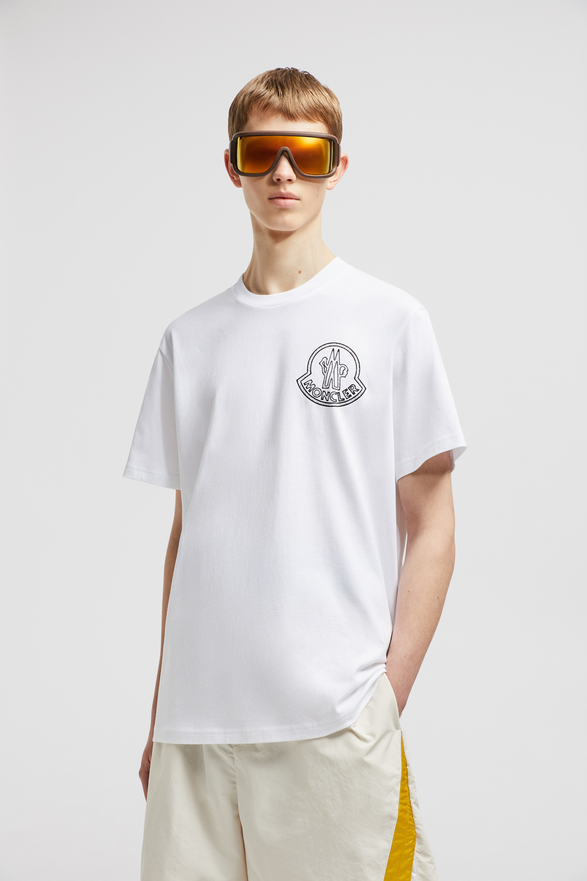 ホワイト Tシャツ : Tシャツ＆ポロシャツ 向けの メンズ