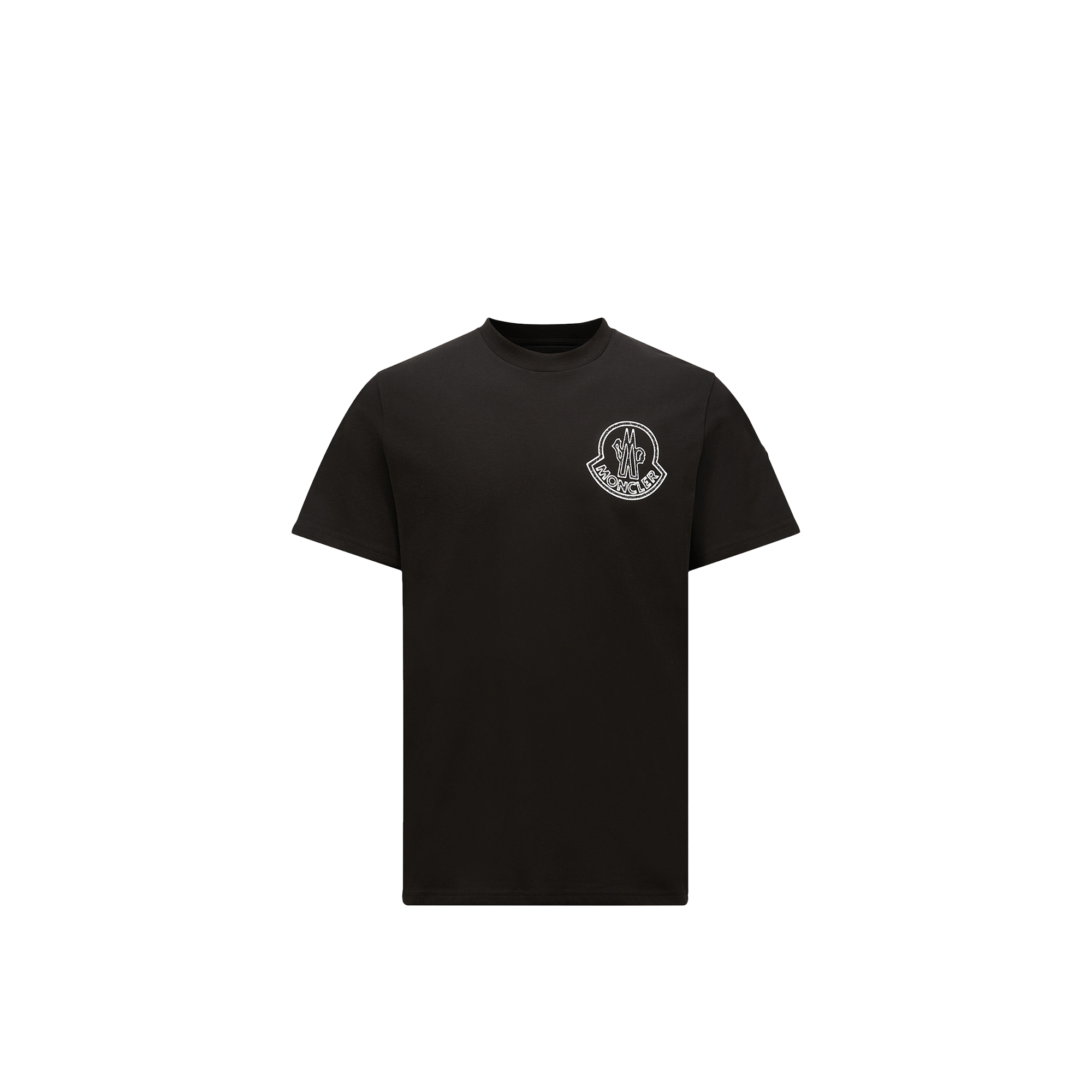 Moncler T-shirt With Logo In ブラック