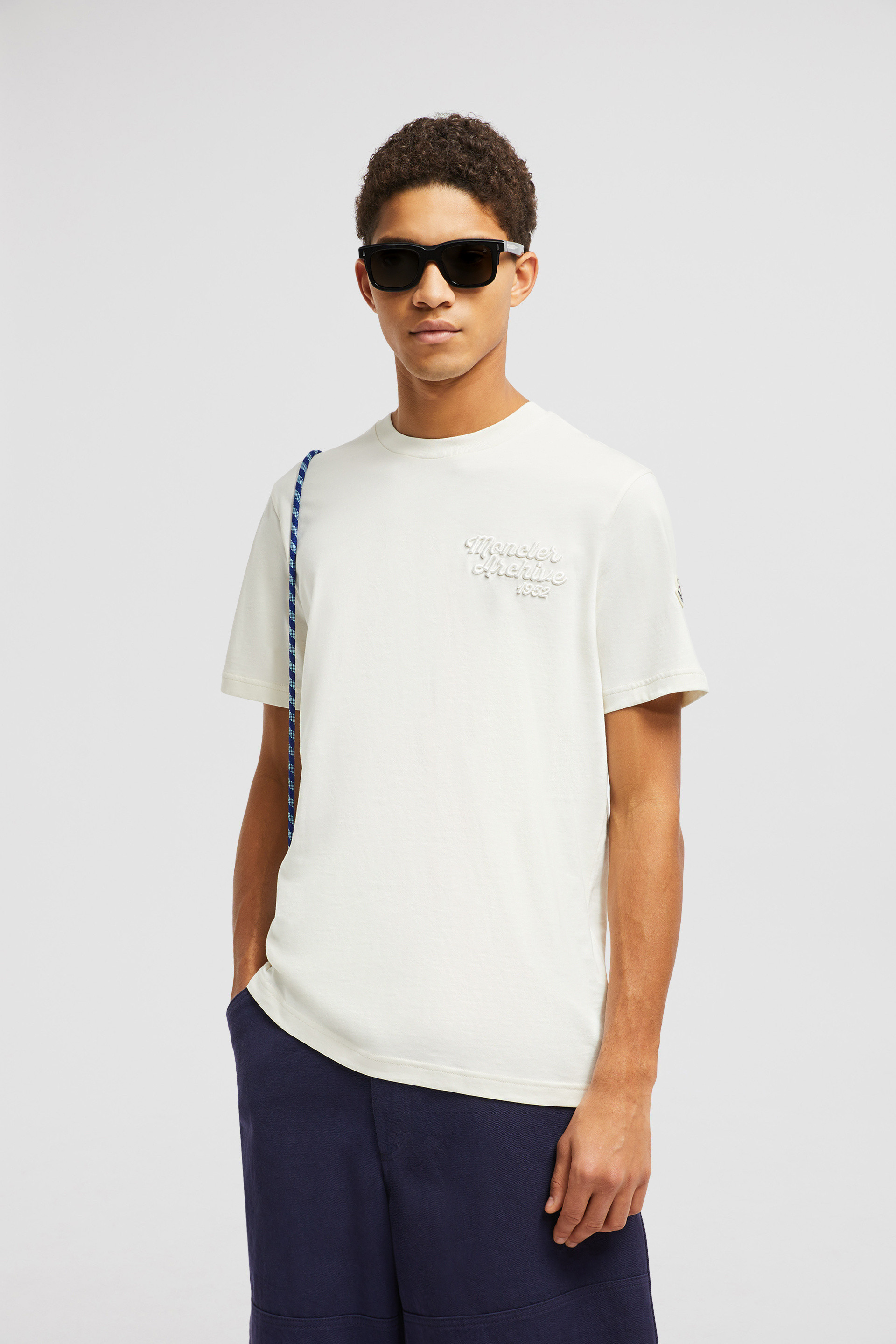 Embroidered Logo Cotton T-Shirt