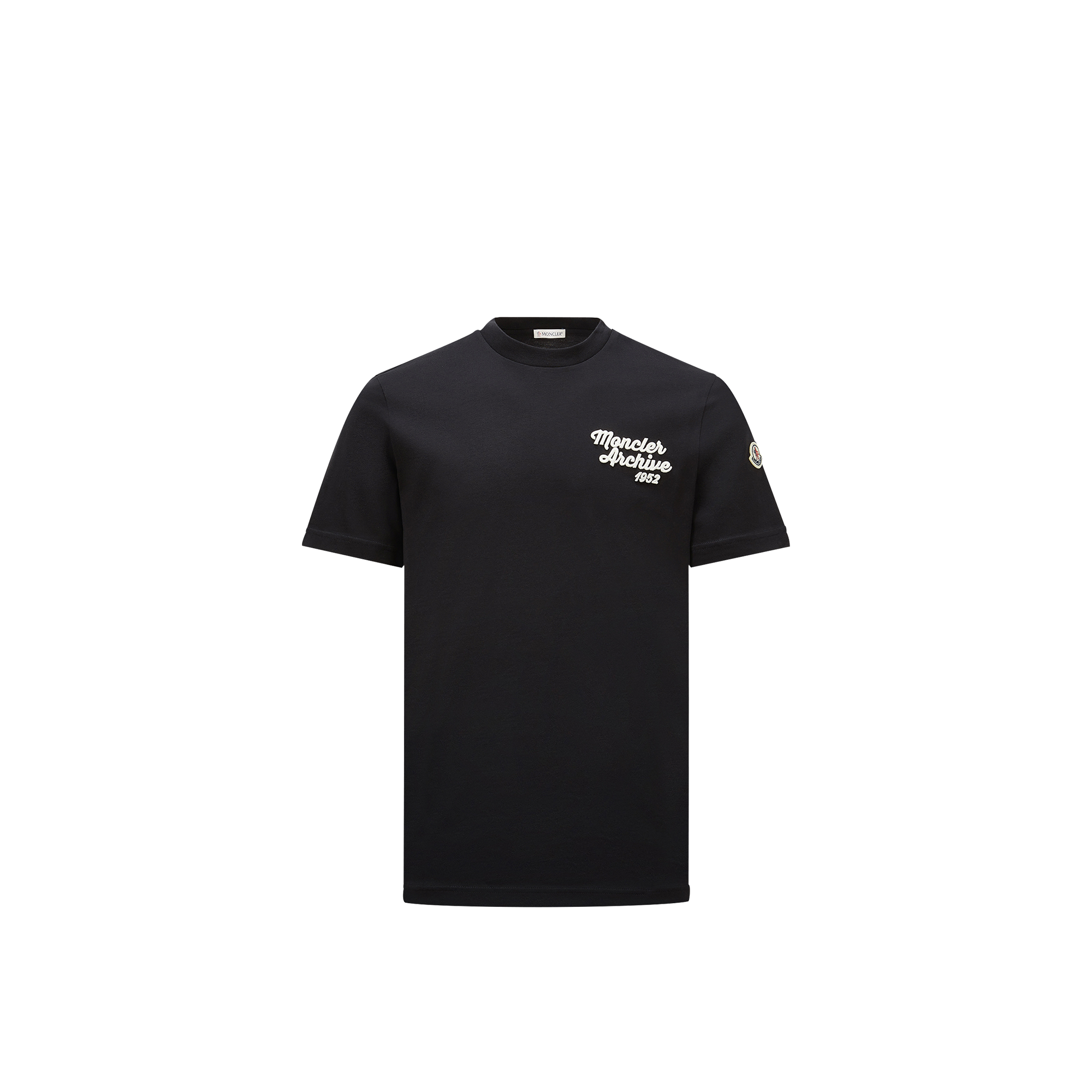 Moncler T-shirt En Coton In Blue