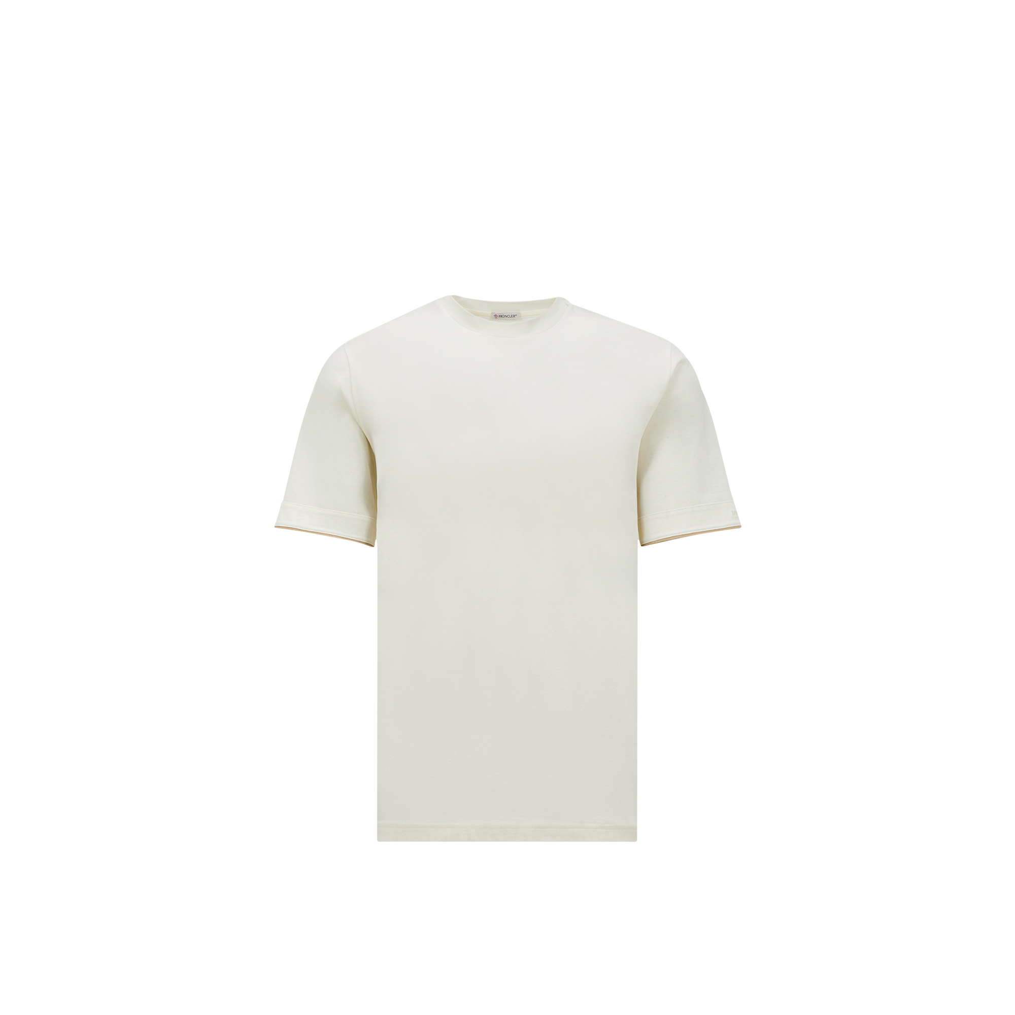 Moncler T-shirt En Coton In Neutral