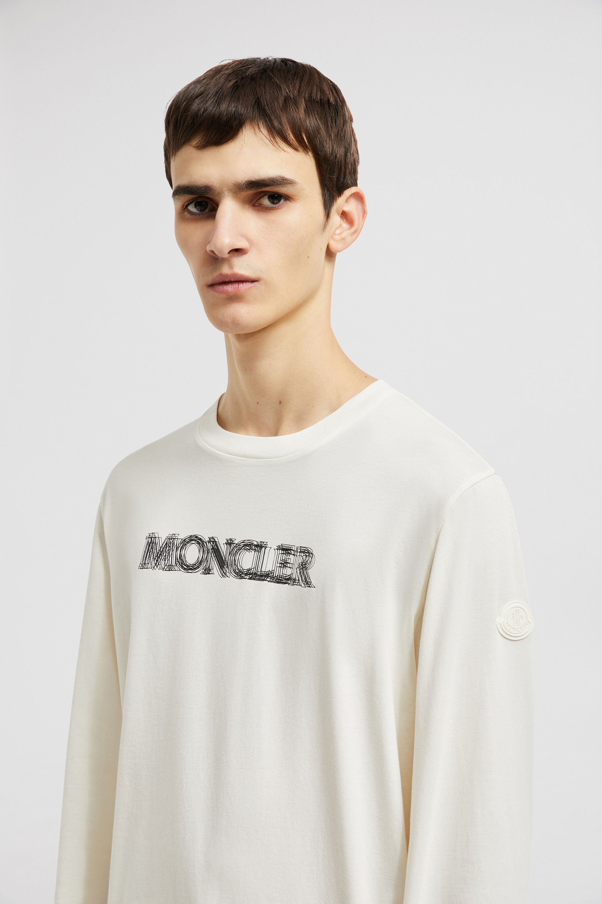 MONCLER モンクレール 22SS 2022SS Logo Long Sleeve 長袖 Tシャツ ロゴ 公式 プリント H10918D00014  サイズM