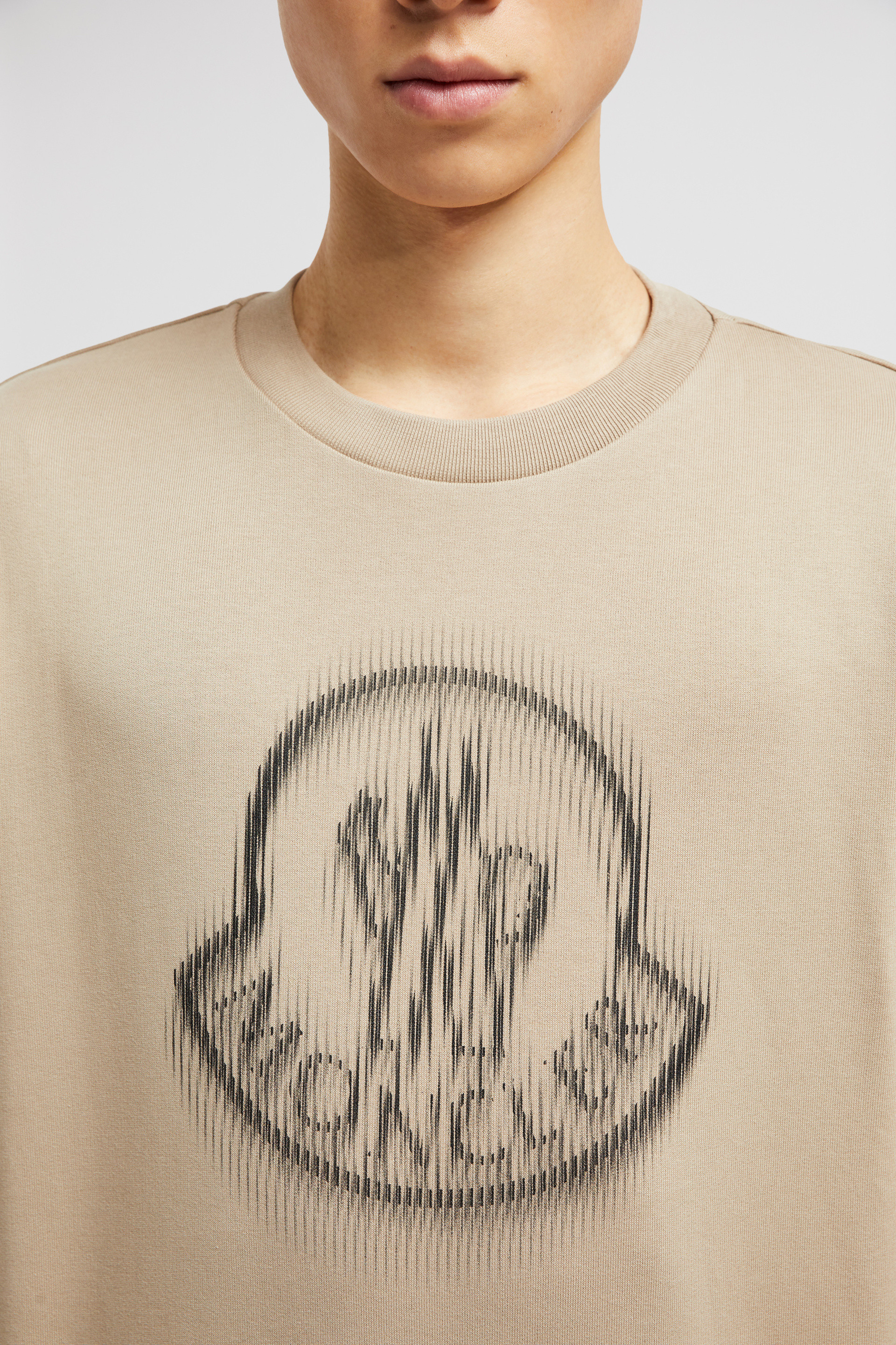 Moncler Blurred Logo Graphic Sweatshirt | Nordstrom