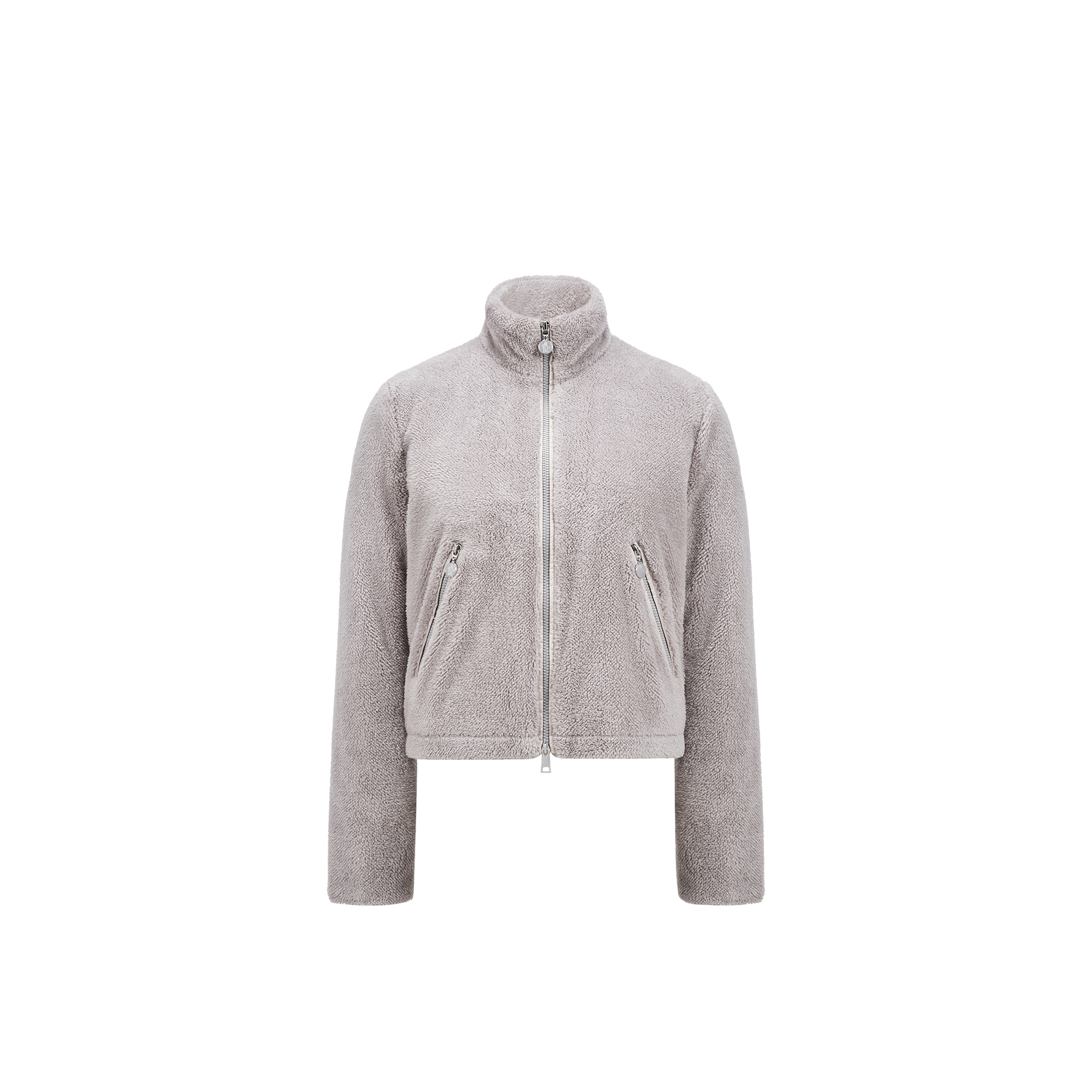 Moncler Doudoune Courte Polignac En Teddy In Gray