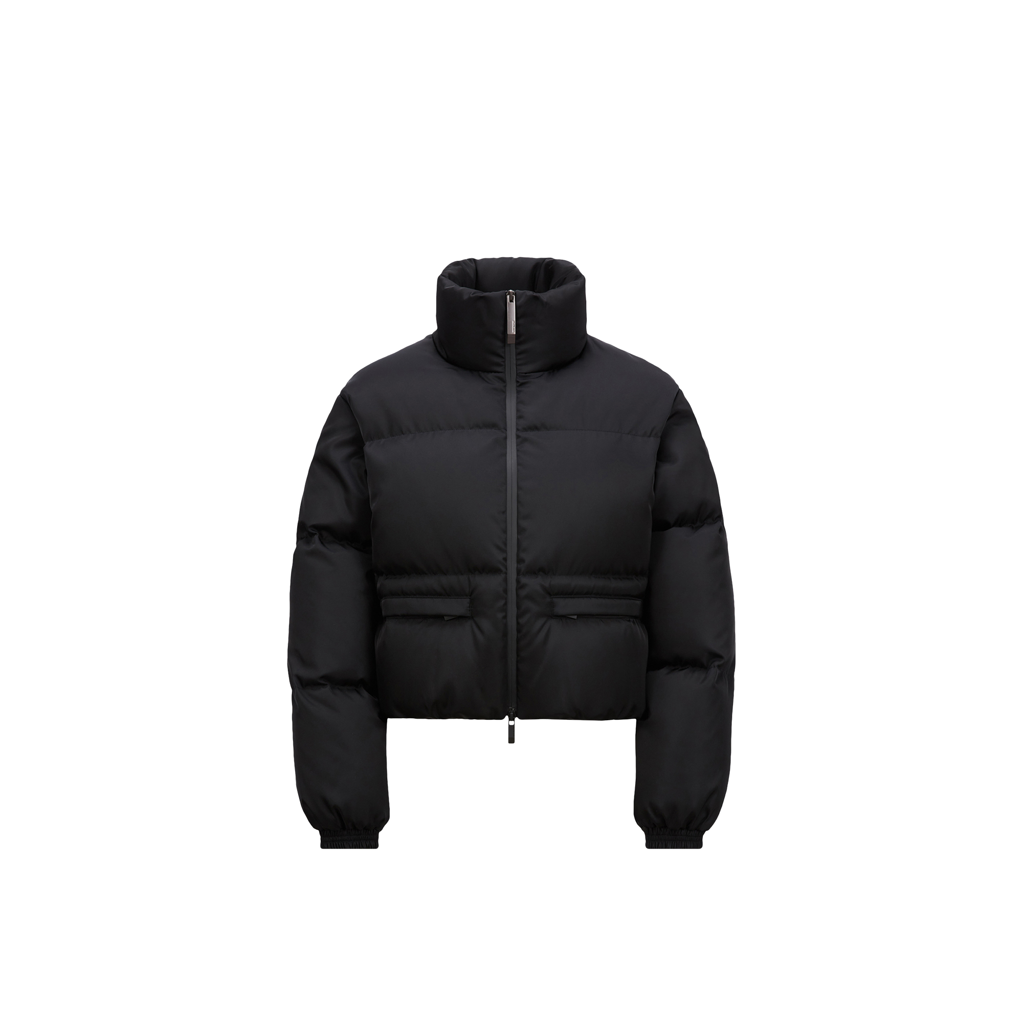 Moncler Vissec Short Down Jacket Black In Black