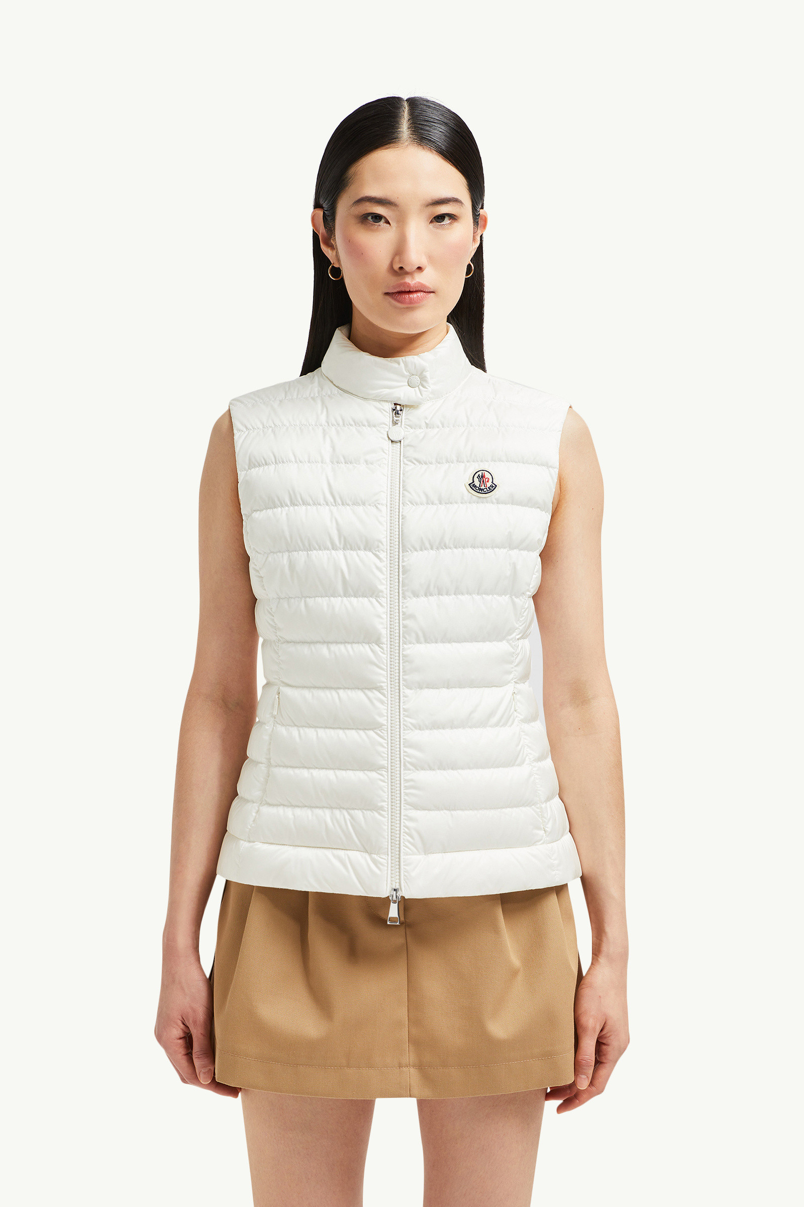 ダウンベスト Moncler White Igens Down Gilet White Igens Down Gilet - Vests for Women | Moncler PL