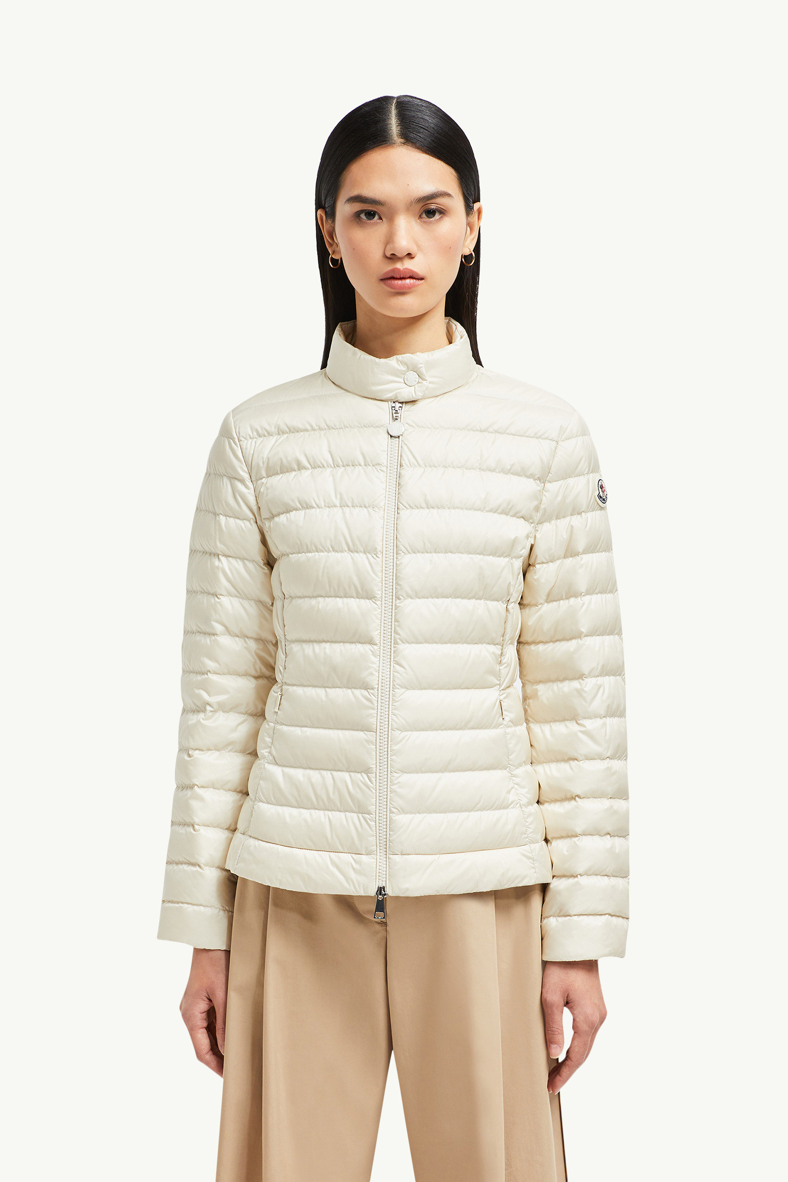 ダウンジャケット・コート Moncler White Ivory Igelle Short Down Jacket White Ivory Igelle Short Down Jacket - Short Down Jackets