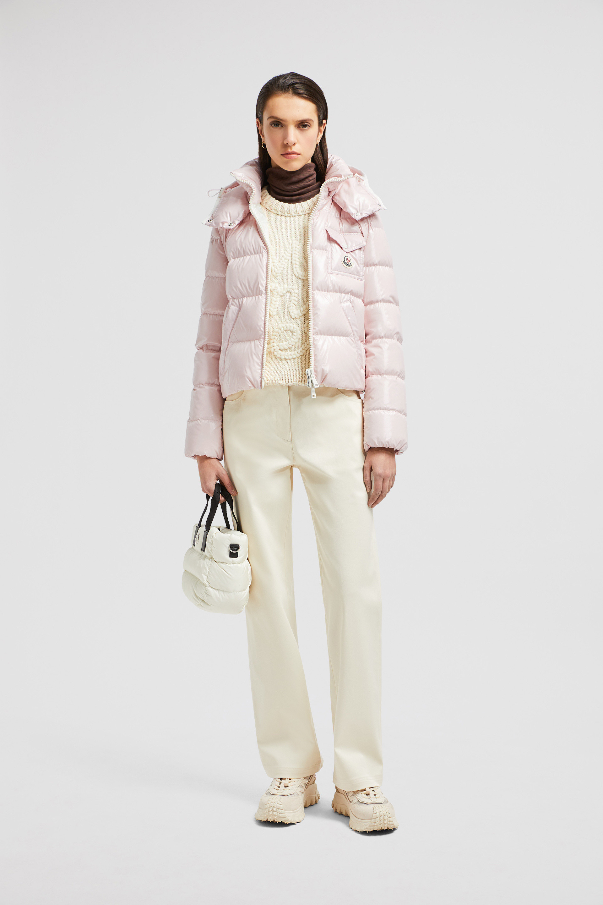 Moncler pink puffer jacket hotsell