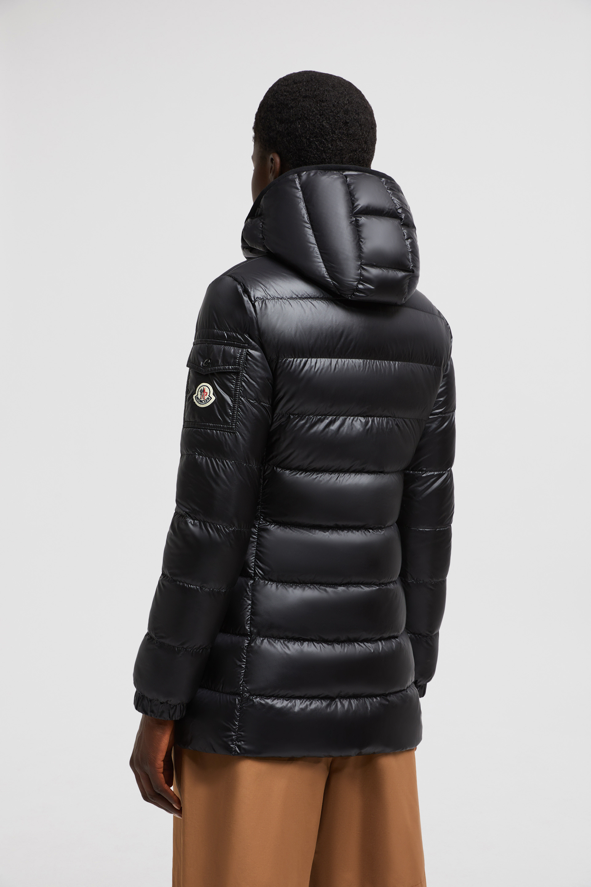 Glements Hooded Mid-Length Down Jacket Size : 00