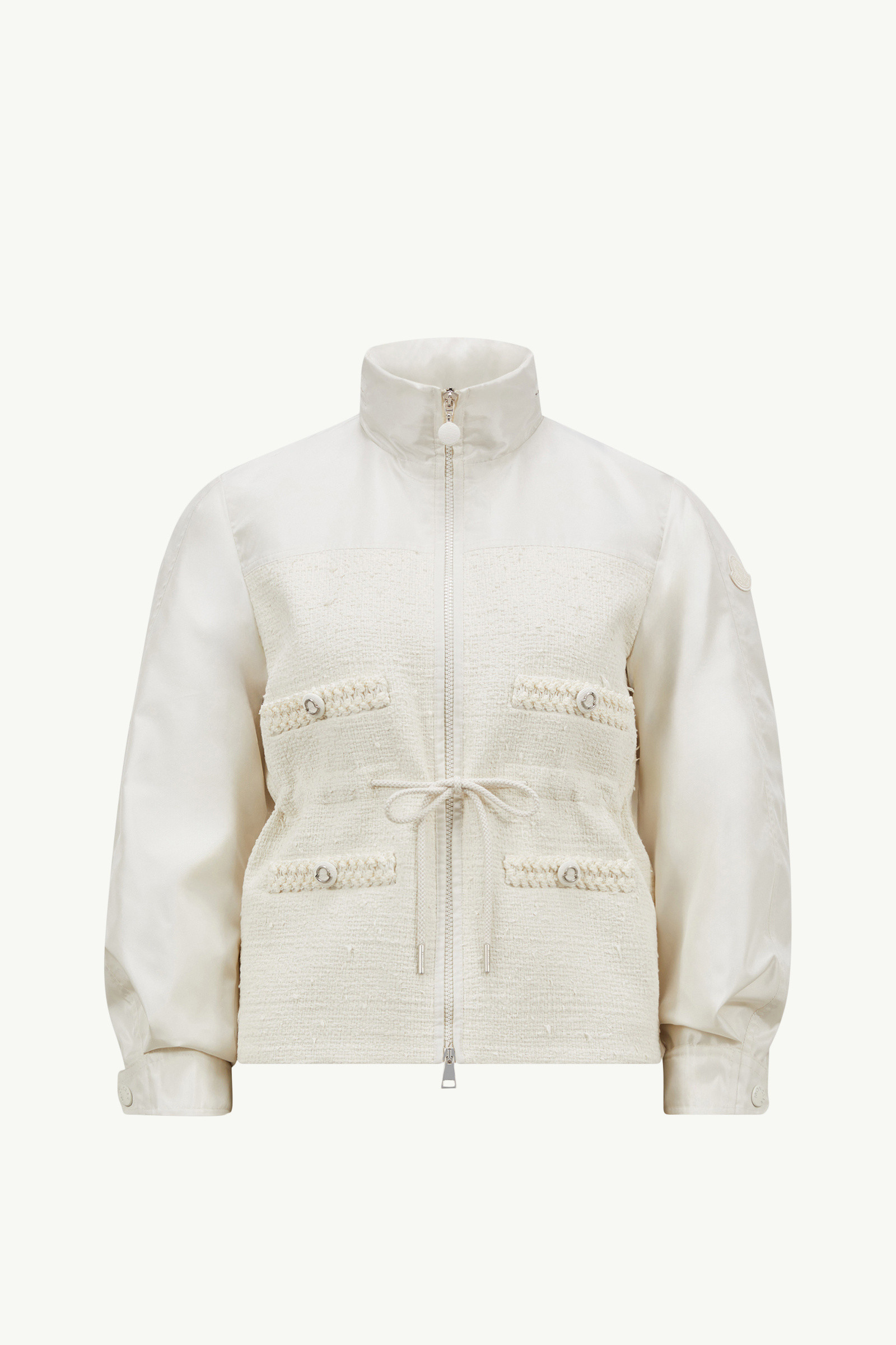 White Fermont Hooded Field Jacket - Windbreakers & Raincoats