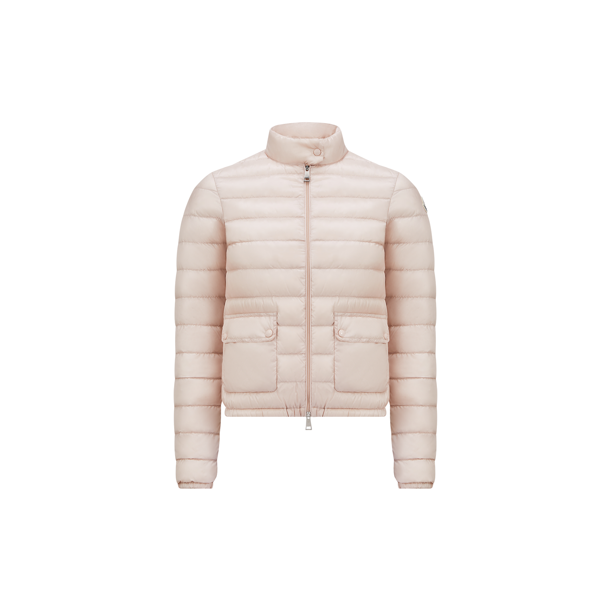 MONCLER LANS PACKABLE SHORT DOWN JACKET PINK 