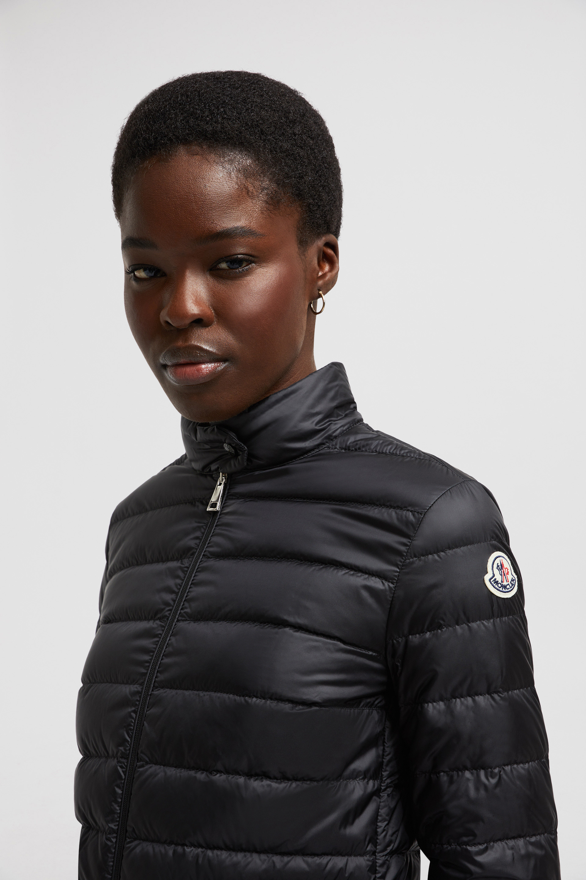 Black Lans Packable Short Down Jacket - Short Down Jackets for Women |  Moncler US