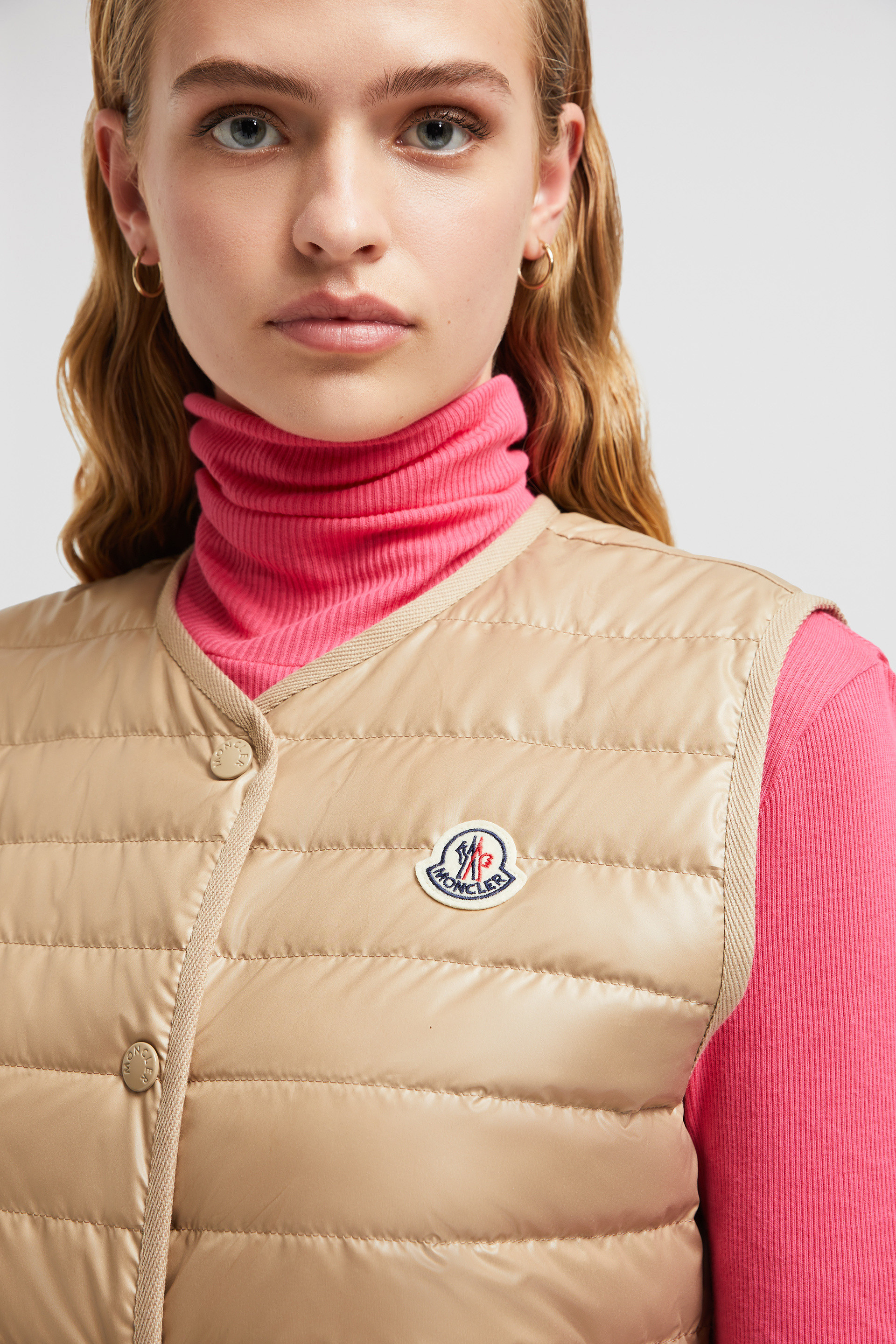 Beige Meudon 3-in-1 Hooded Down Parka Coat - Long Jackets