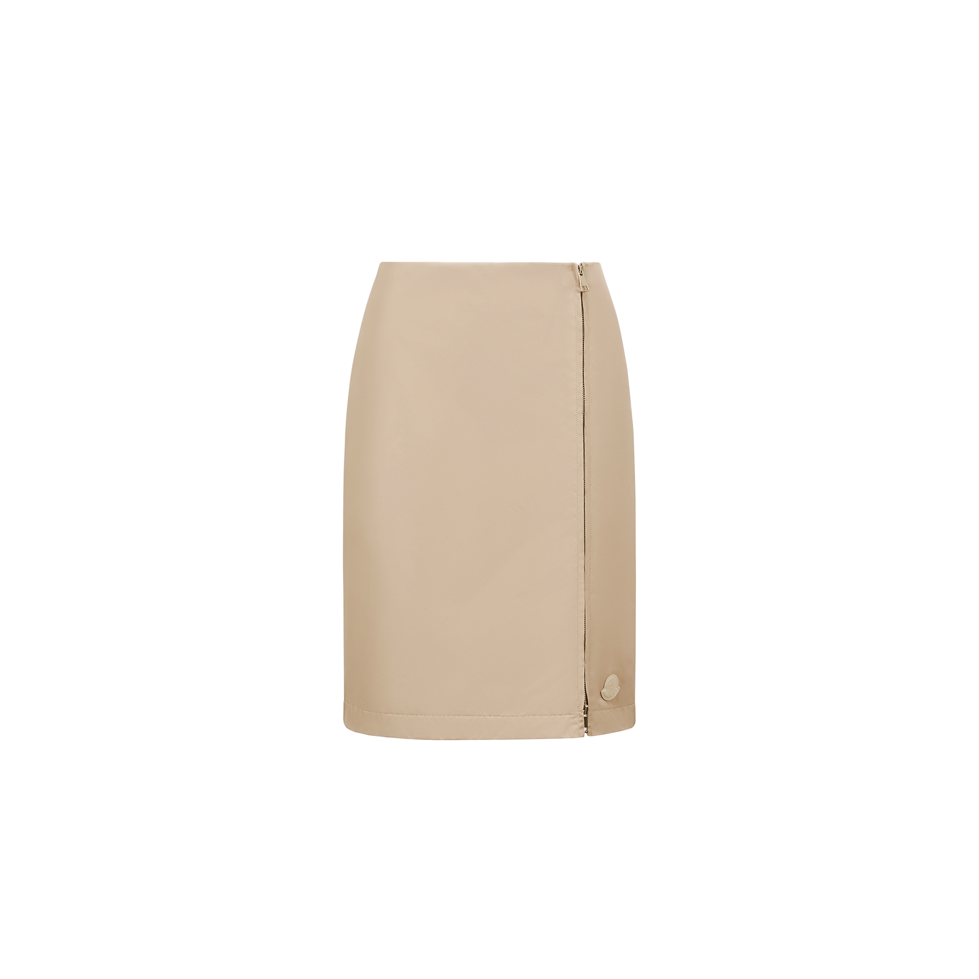 Moncler Jupe Zippée In Beige