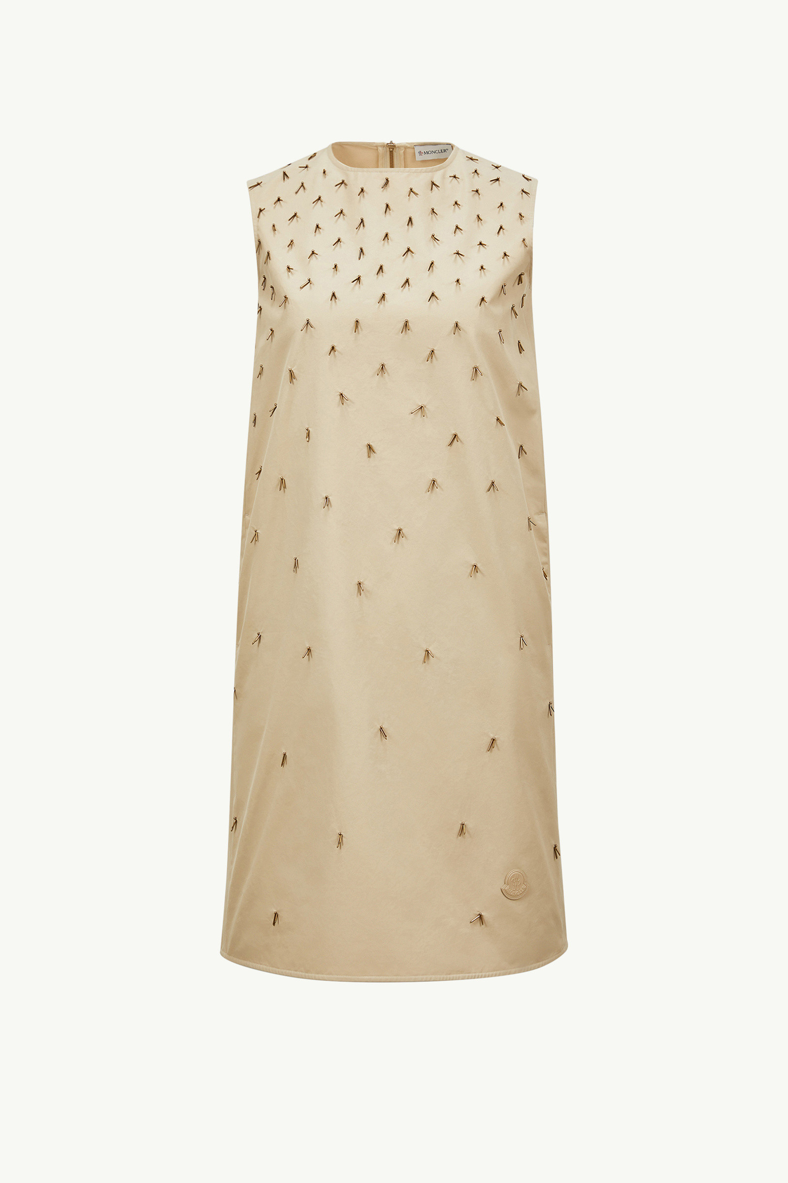 Moncler ドレス Beaded Mini Dress 関税込 Light Beige Beaded Mini Dress - Dresses for Women | Moncler NO