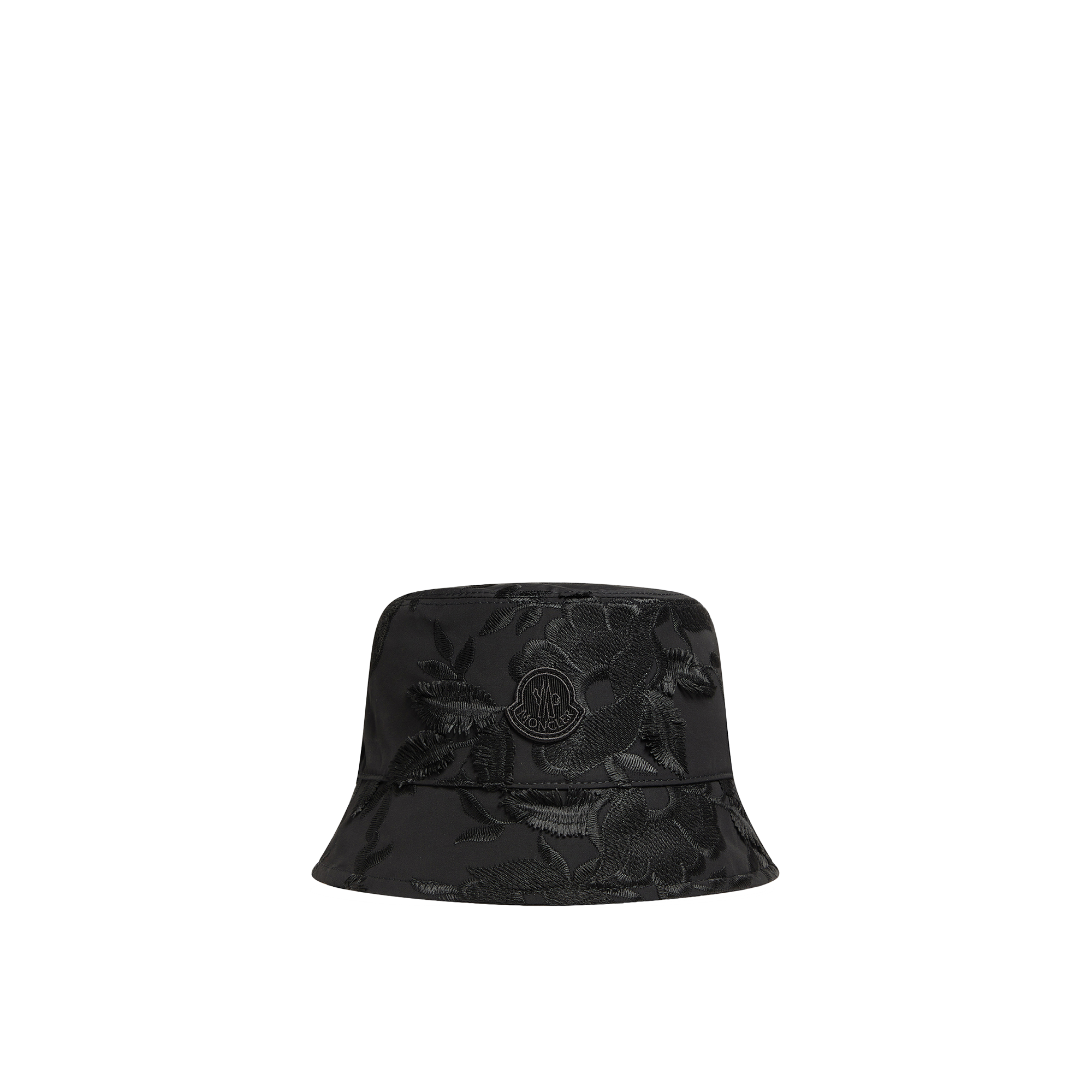 Moncler Patterned Bucket Hat In ブラック